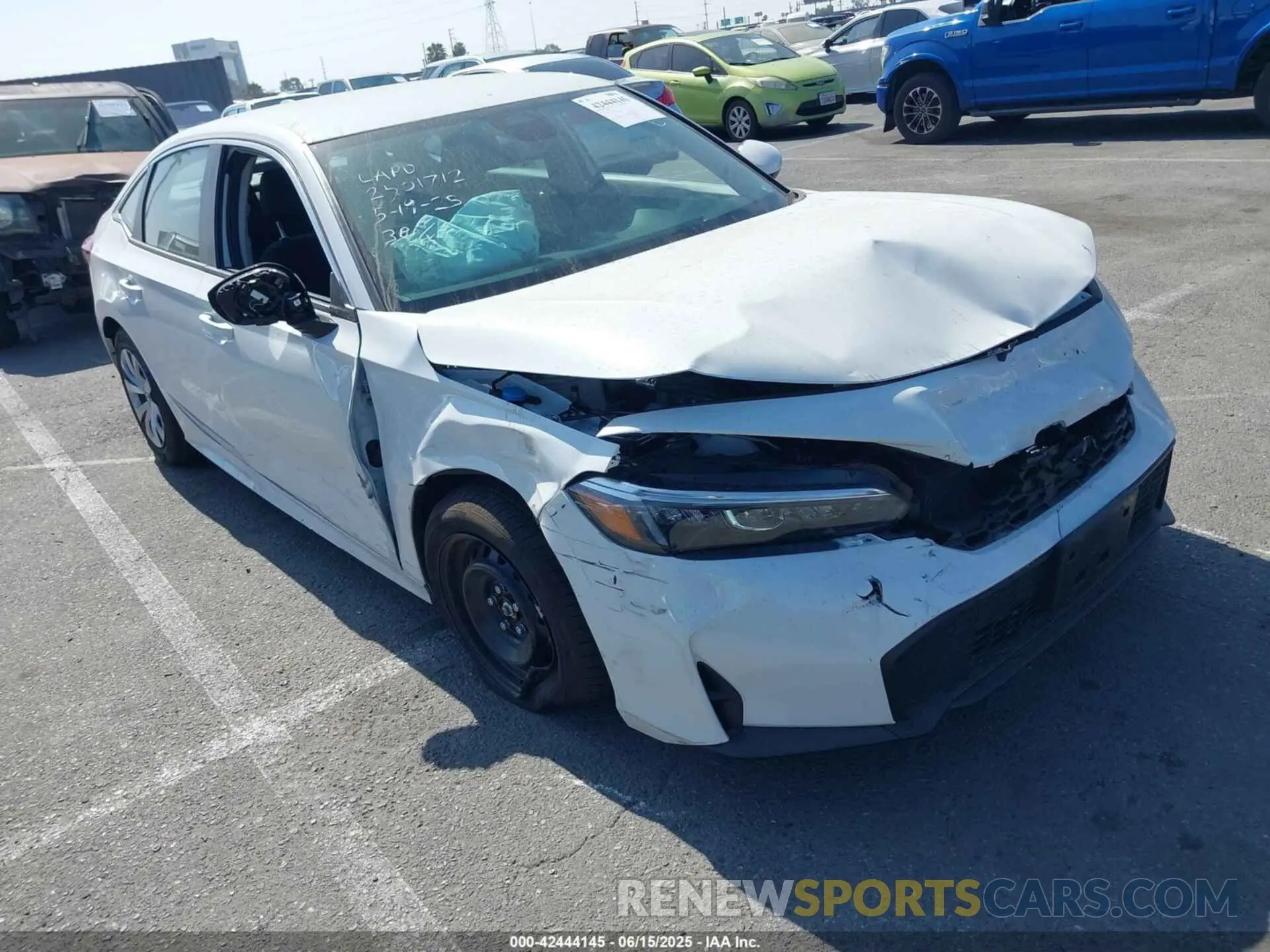 1 Photograph of a damaged car 2HGFE2F23SH588251 HONDA CIVIC 2025
