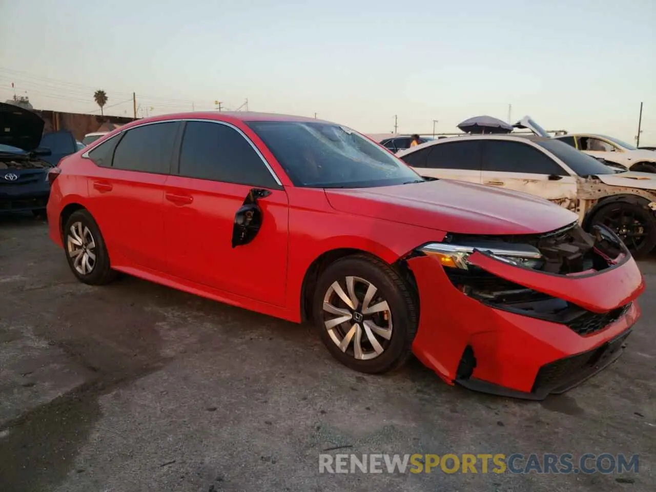 4 Photograph of a damaged car 2HGFE2F24SH537339 HONDA CIVIC 2025
