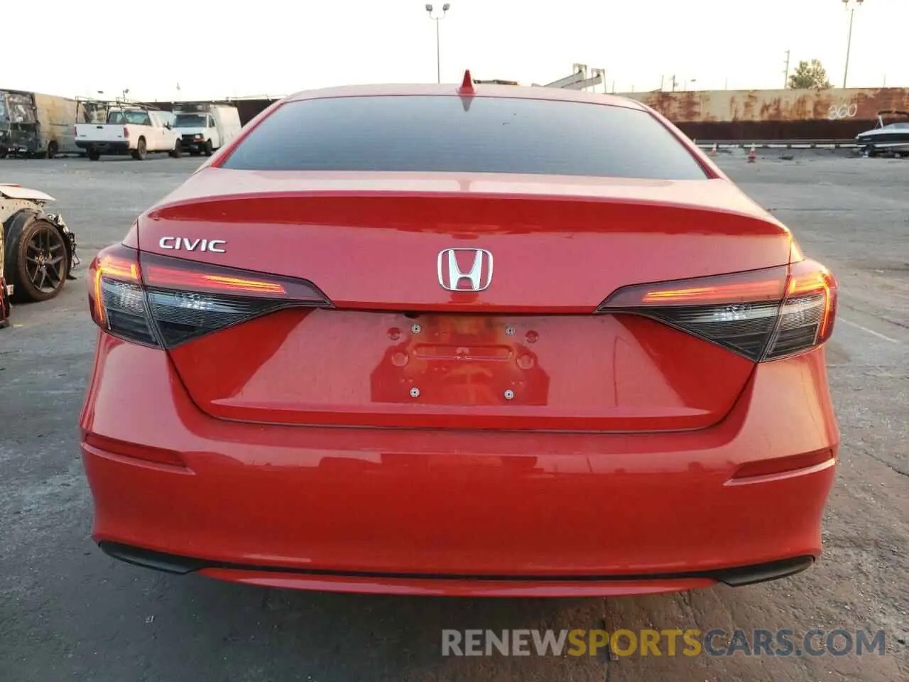 6 Photograph of a damaged car 2HGFE2F24SH537339 HONDA CIVIC 2025