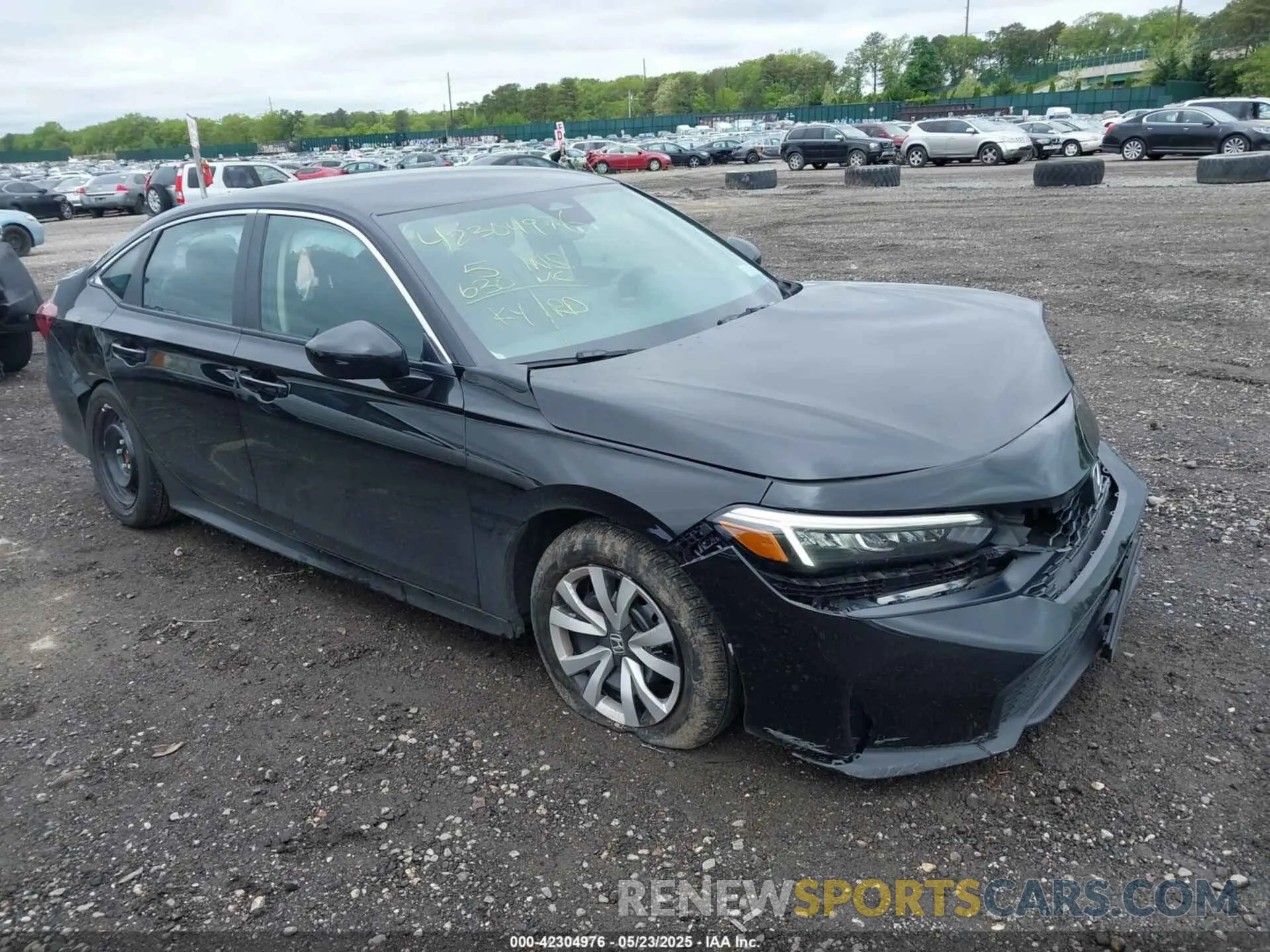 1 Photograph of a damaged car 2HGFE2F24SH546803 HONDA CIVIC 2025