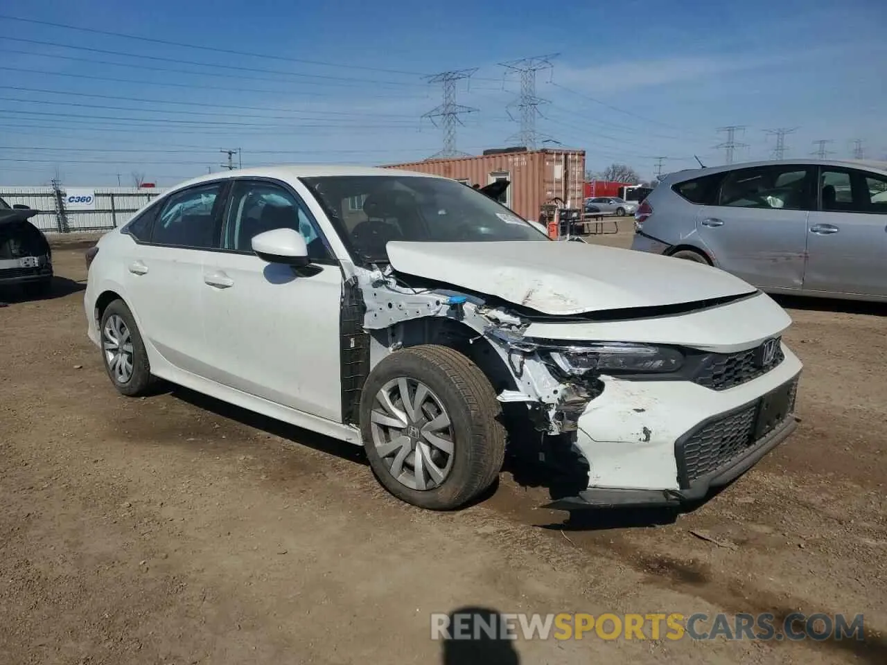 4 Photograph of a damaged car 2HGFE2F24SH564590 HONDA CIVIC 2025