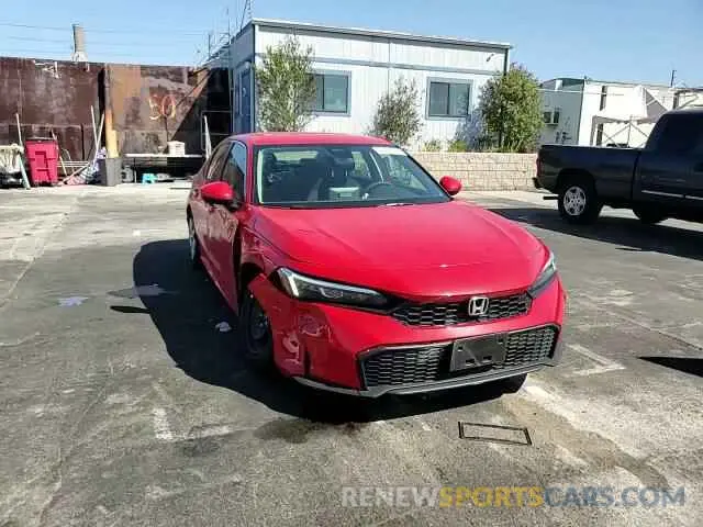 10 Photograph of a damaged car 2HGFE2F25SH519545 HONDA CIVIC 2025