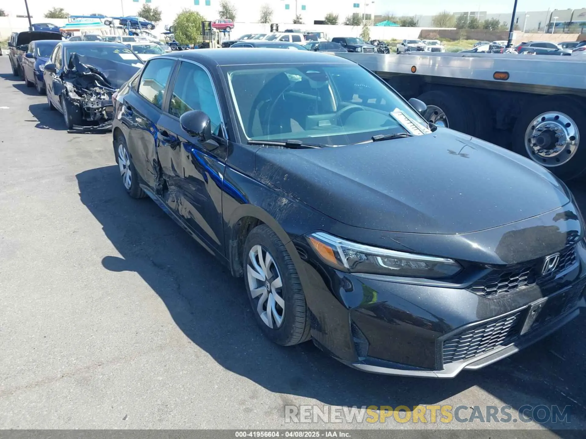 1 Photograph of a damaged car 2HGFE2F25SH521120 HONDA CIVIC 2025
