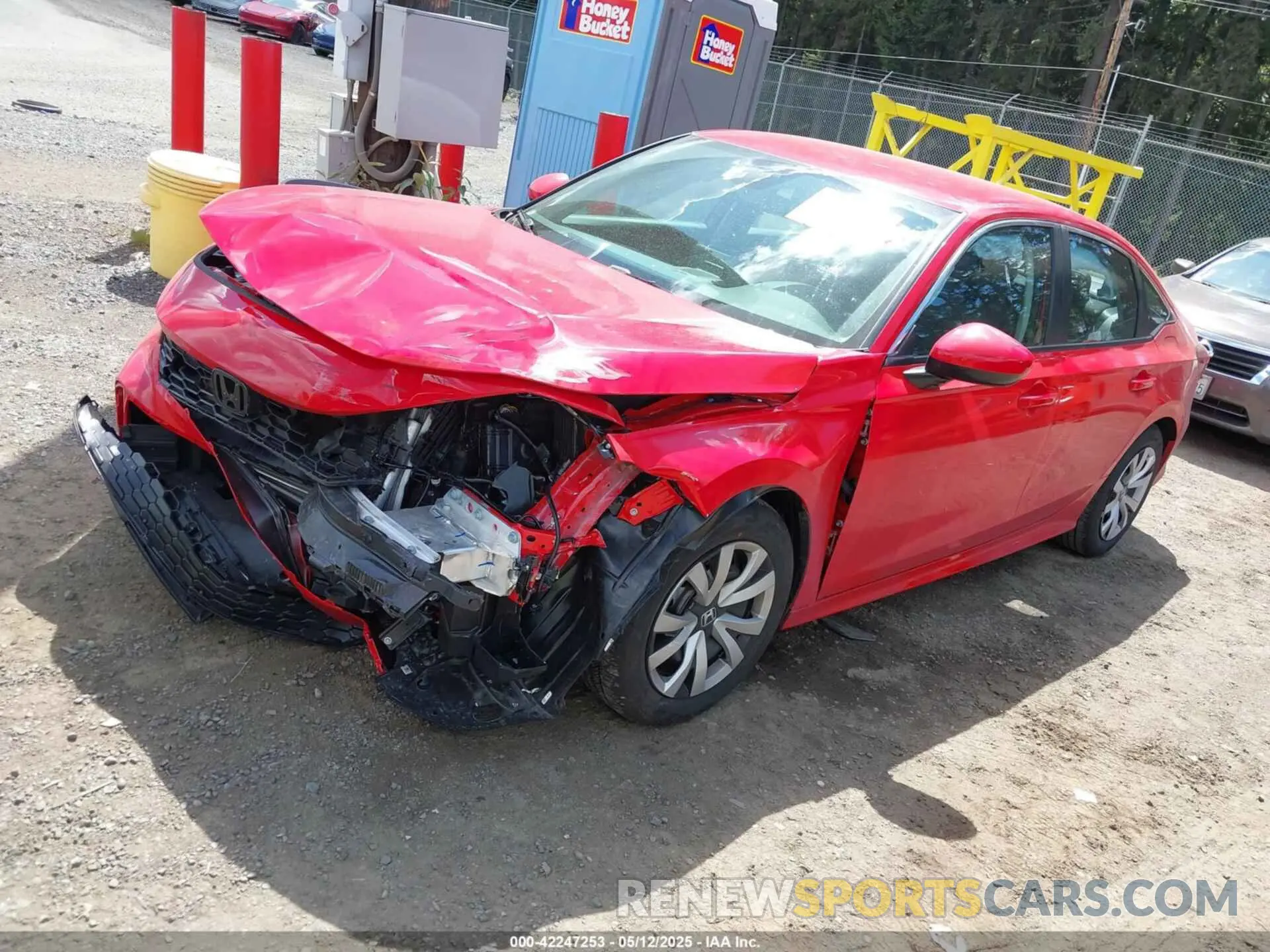 2 Photograph of a damaged car 2HGFE2F26SH559438 HONDA CIVIC 2025