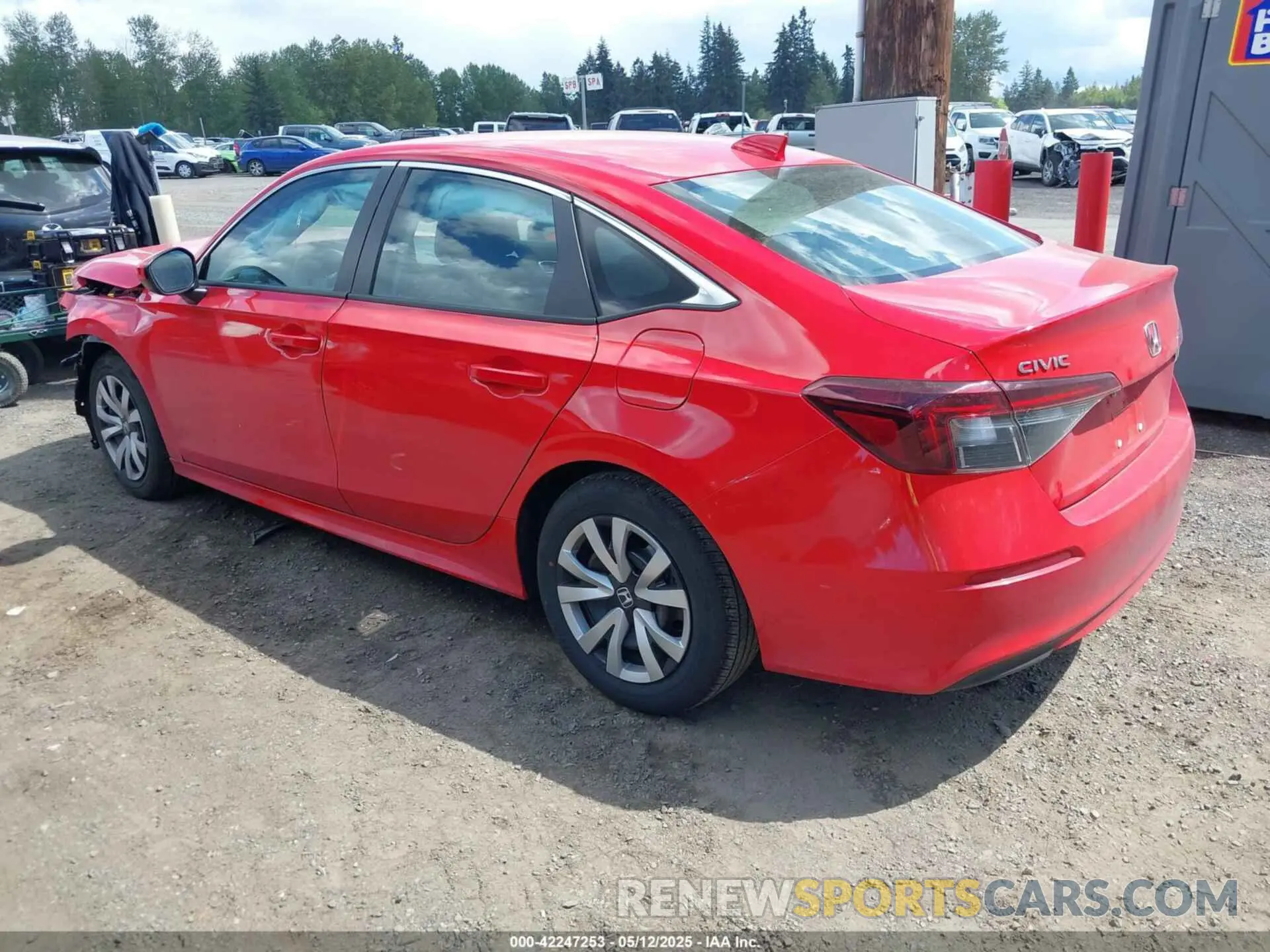 3 Photograph of a damaged car 2HGFE2F26SH559438 HONDA CIVIC 2025