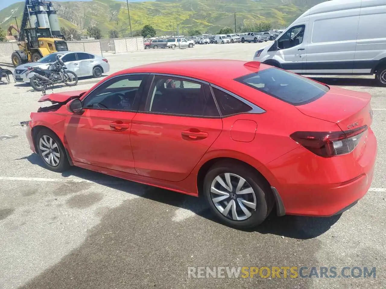 2 Photograph of a damaged car 2HGFE2F26SH570665 HONDA CIVIC 2025