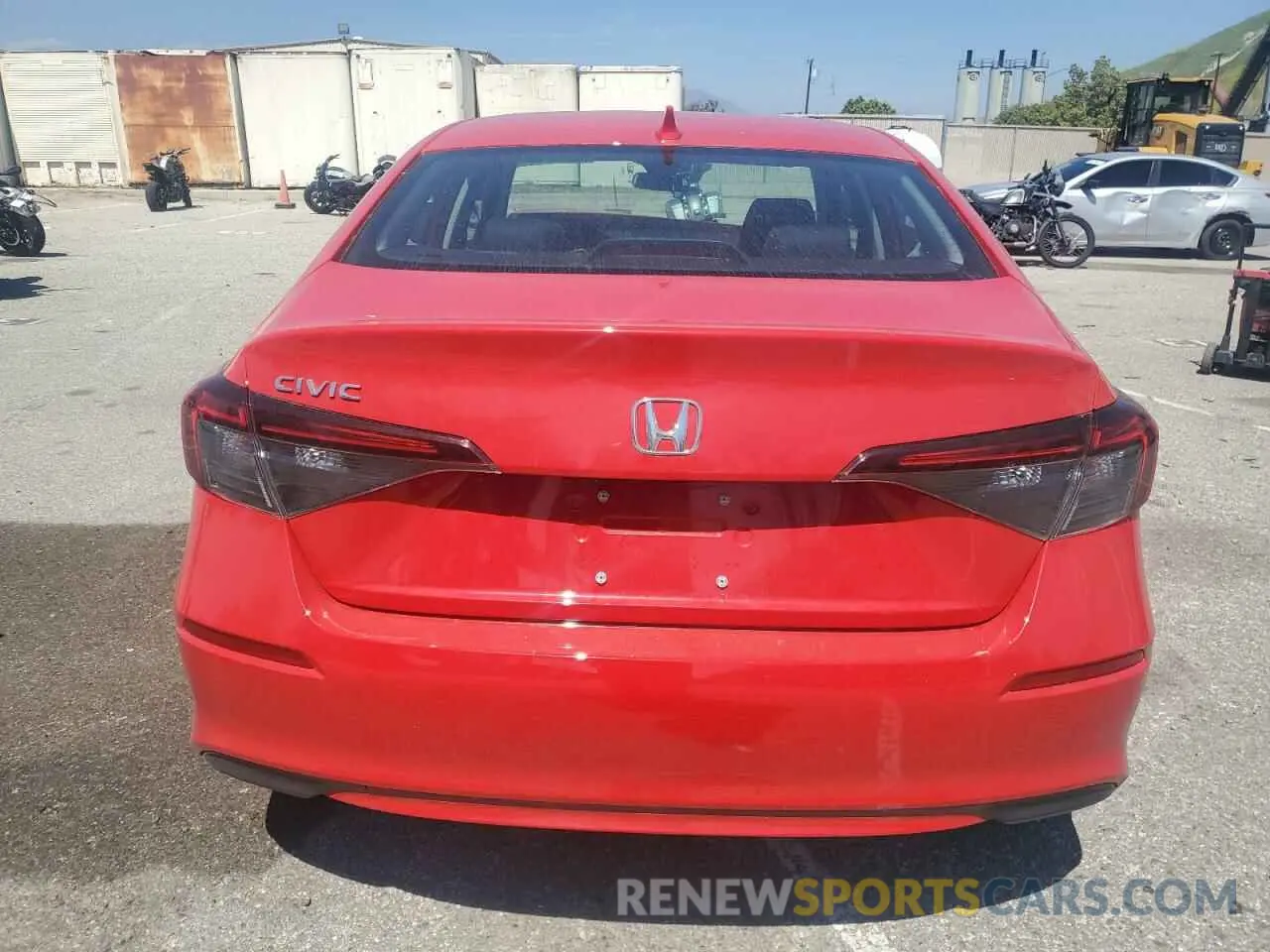 6 Photograph of a damaged car 2HGFE2F26SH570665 HONDA CIVIC 2025