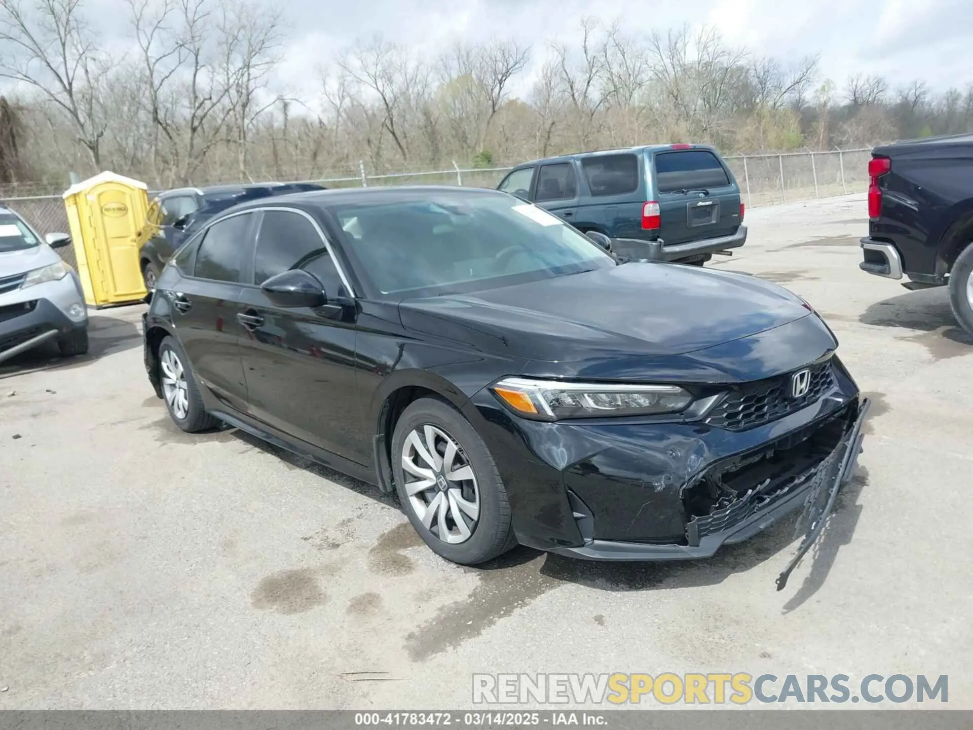 1 Photograph of a damaged car 2HGFE2F27SH502164 HONDA CIVIC 2025