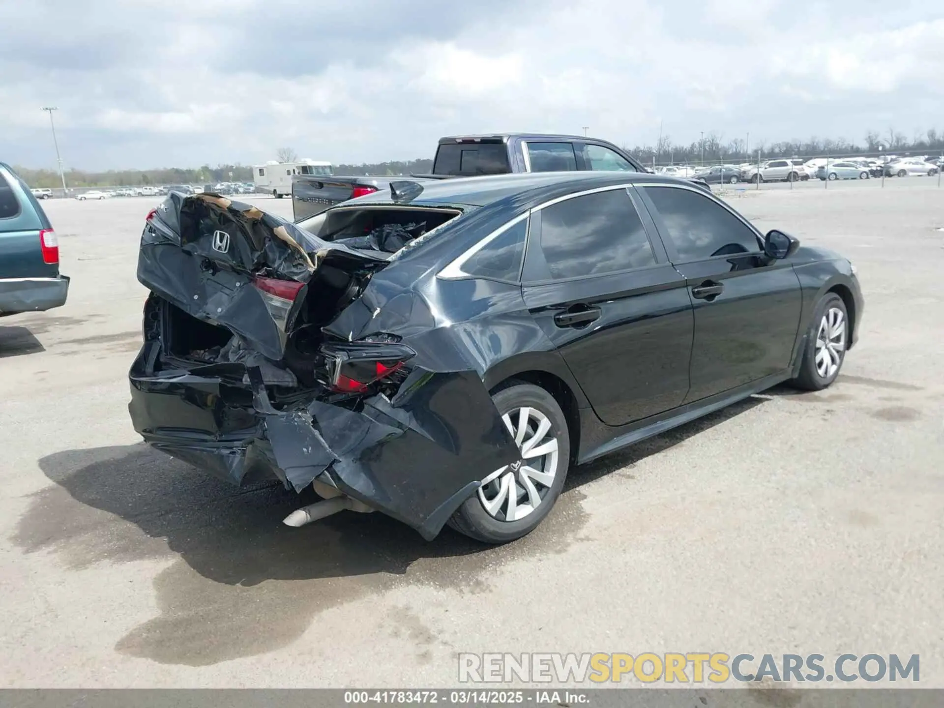 4 Photograph of a damaged car 2HGFE2F27SH502164 HONDA CIVIC 2025