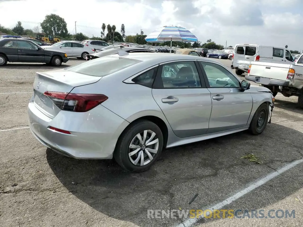 3 Photograph of a damaged car 2HGFE2F28SH519958 HONDA CIVIC 2025