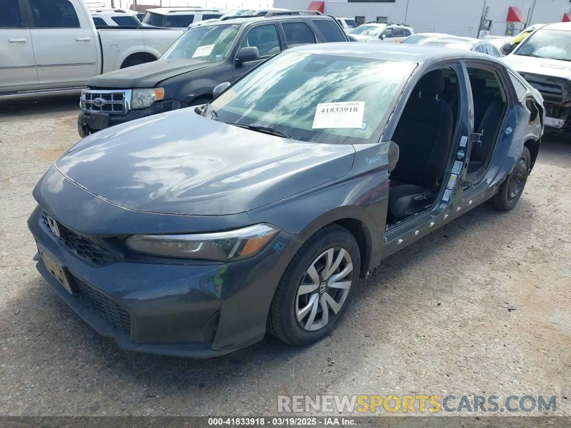 2 Photograph of a damaged car 2HGFE2F28SH530393 HONDA CIVIC 2025