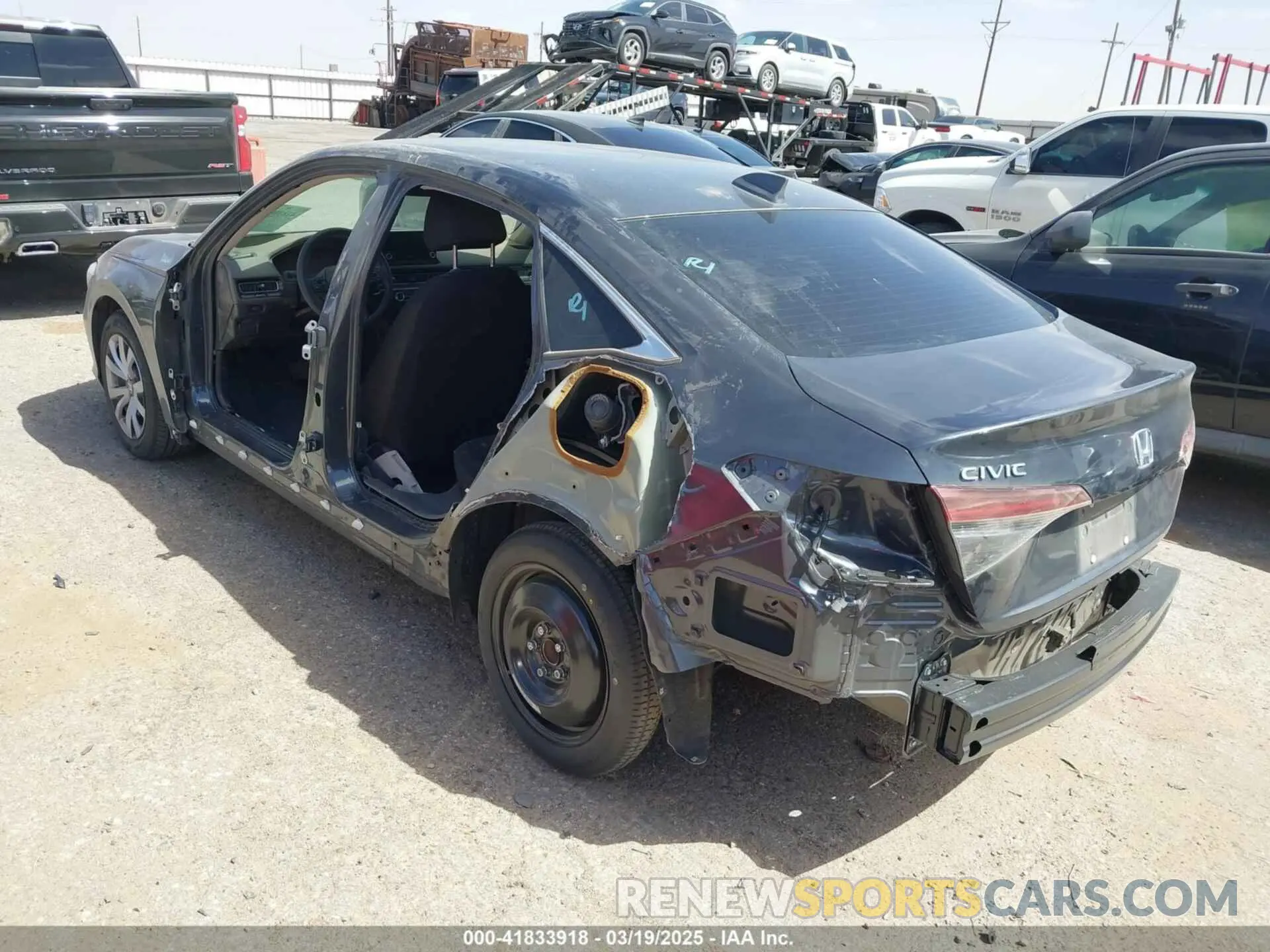 3 Photograph of a damaged car 2HGFE2F28SH530393 HONDA CIVIC 2025