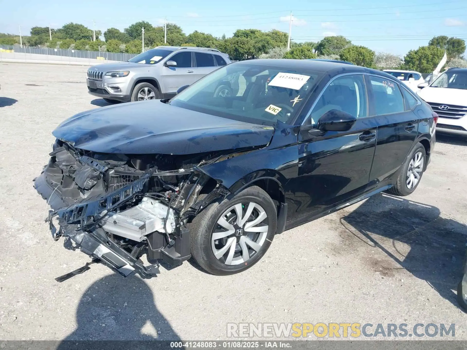 2 Photograph of a damaged car 2HGFE2F28SH547596 HONDA CIVIC 2025