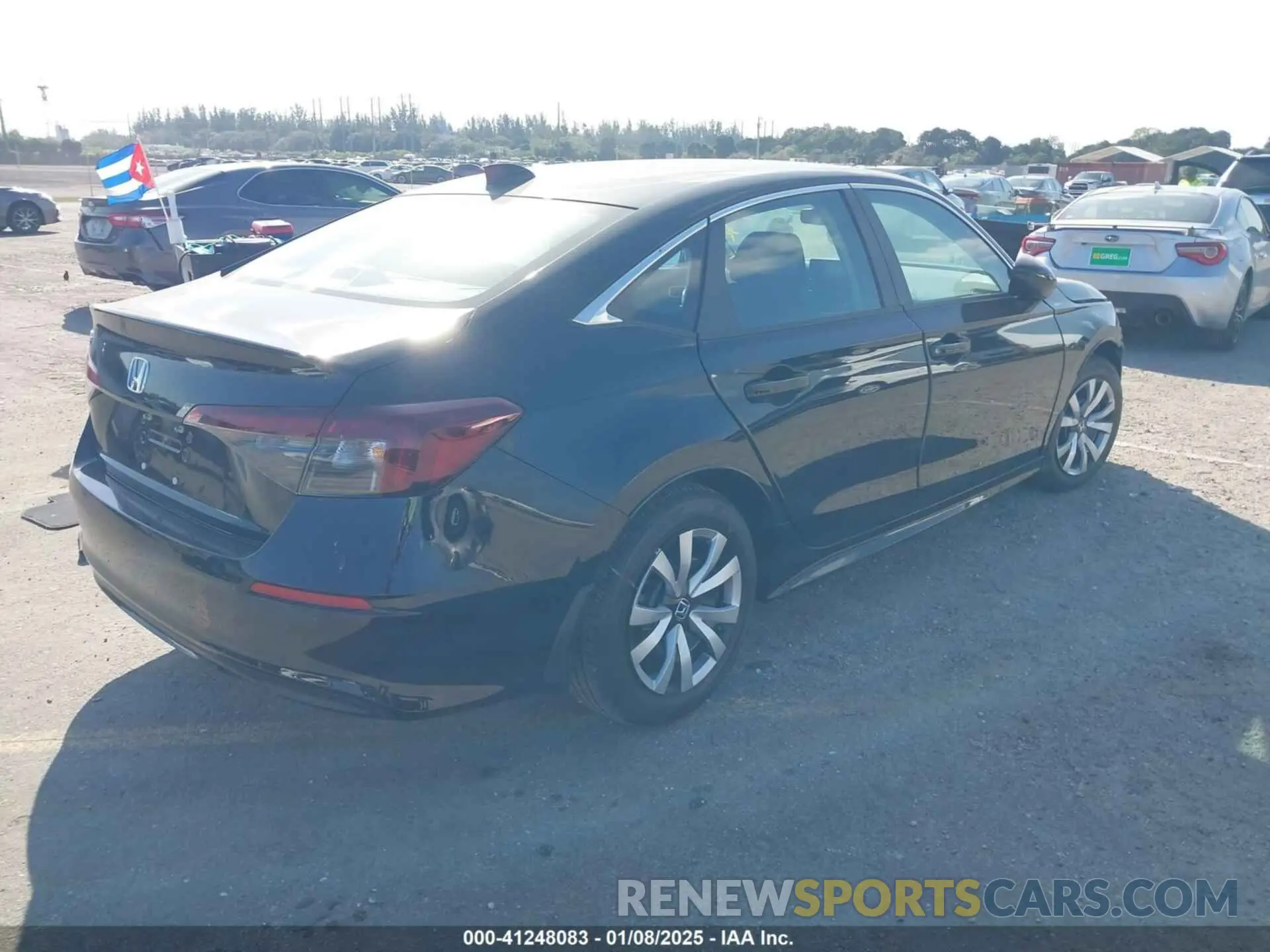 4 Photograph of a damaged car 2HGFE2F28SH547596 HONDA CIVIC 2025