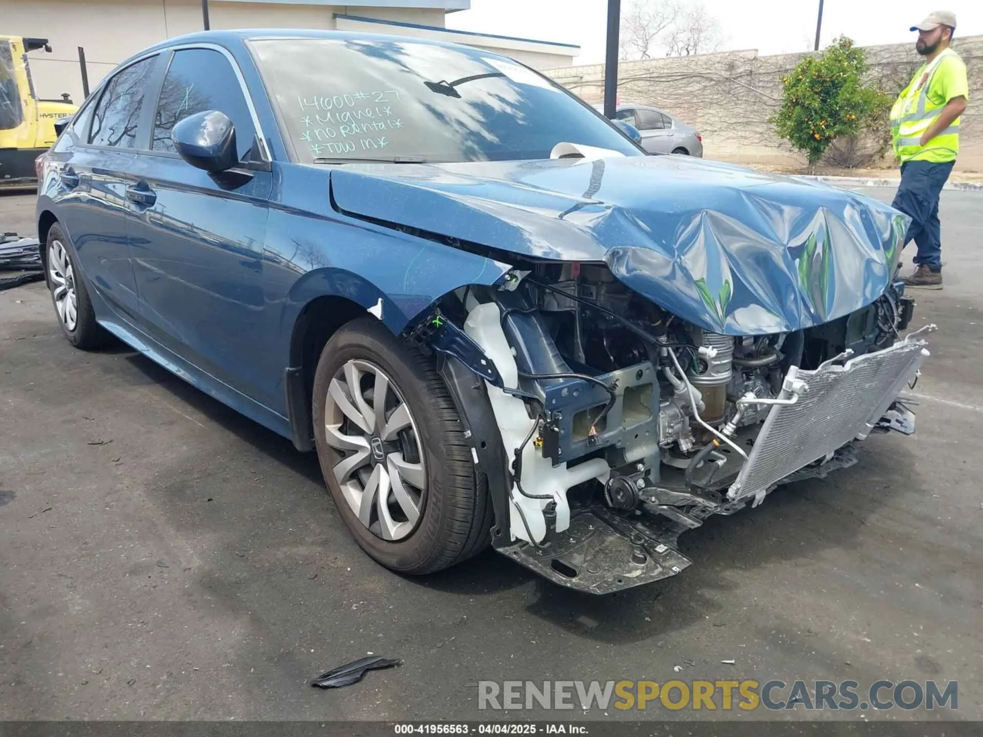 1 Photograph of a damaged car 2HGFE2F28SH548067 HONDA CIVIC 2025