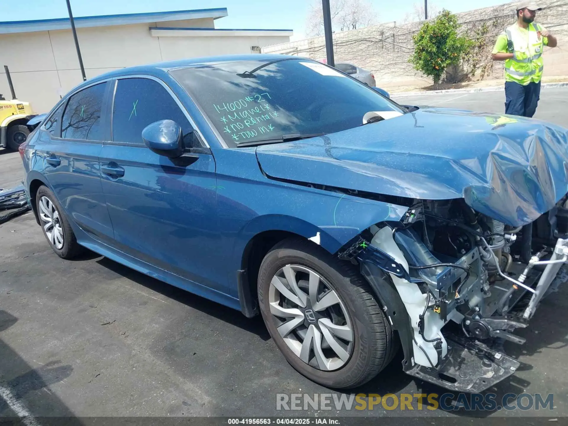 14 Photograph of a damaged car 2HGFE2F28SH548067 HONDA CIVIC 2025