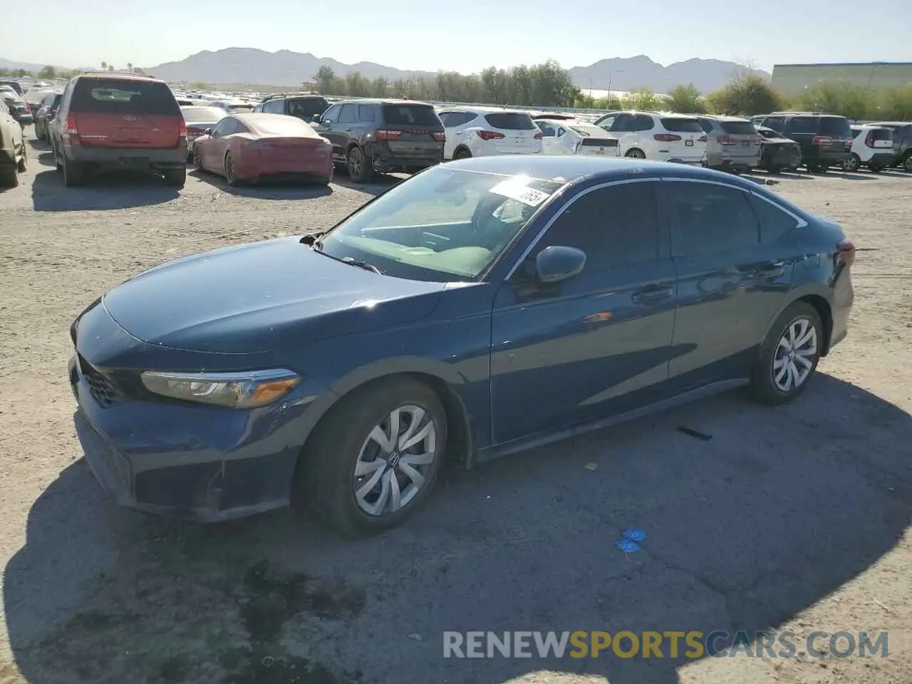 1 Photograph of a damaged car 2HGFE2F29SH516583 HONDA CIVIC 2025