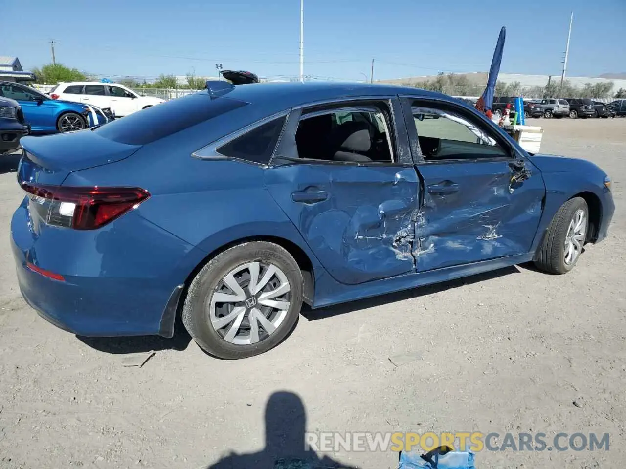 3 Photograph of a damaged car 2HGFE2F29SH516583 HONDA CIVIC 2025