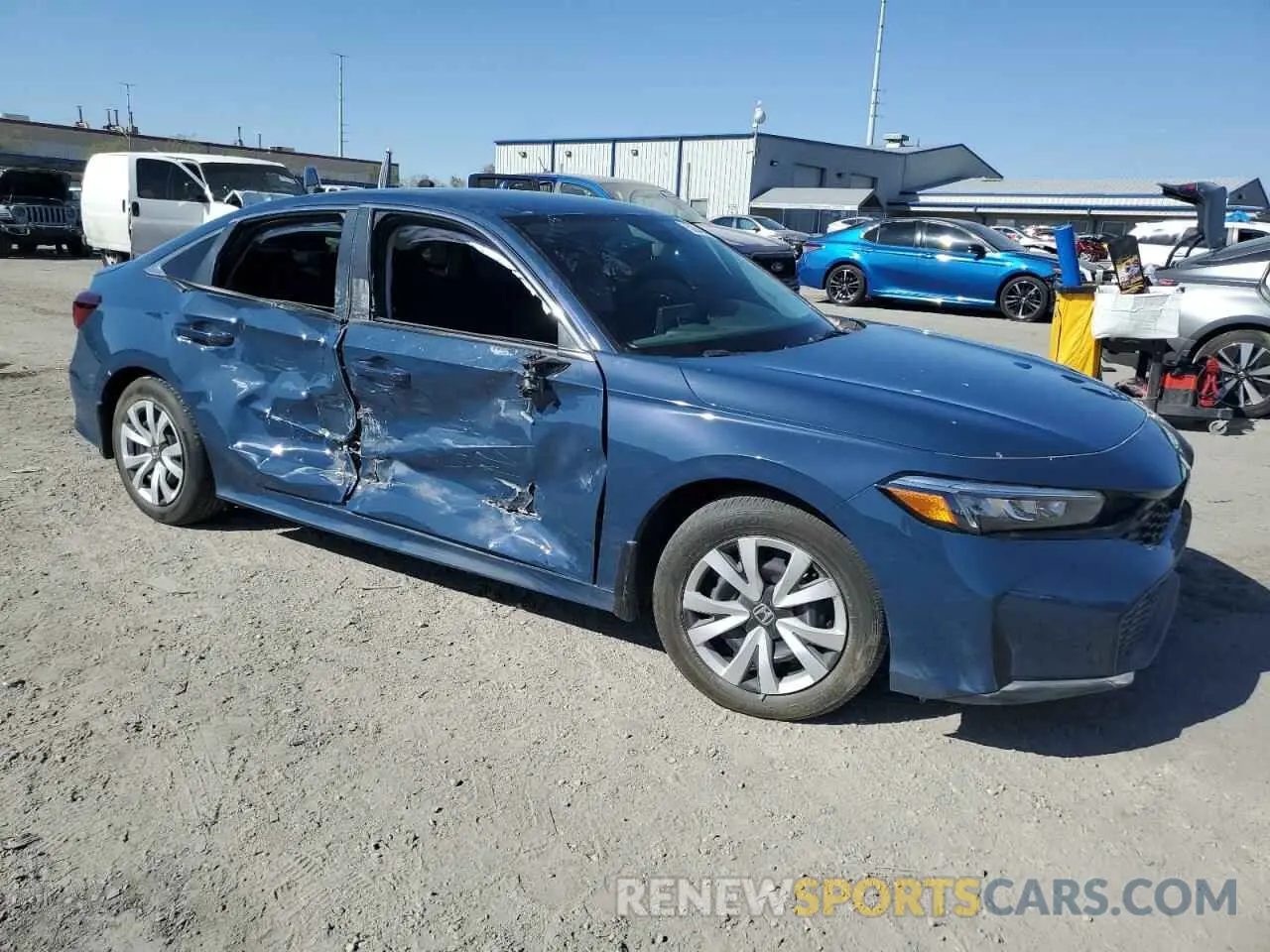 4 Photograph of a damaged car 2HGFE2F29SH516583 HONDA CIVIC 2025