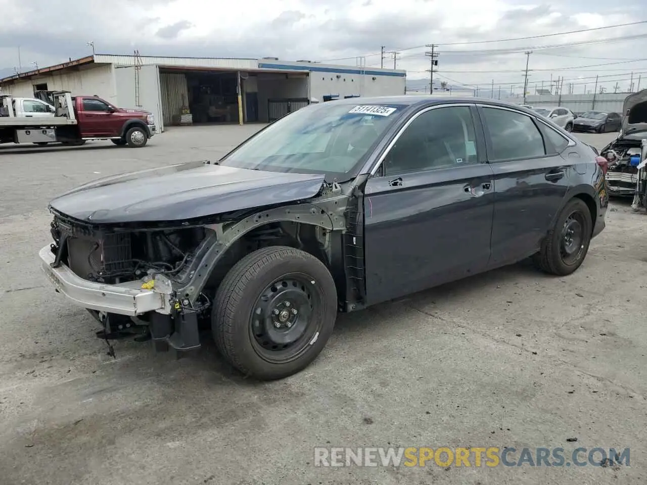 1 Photograph of a damaged car 2HGFE2F29SH537563 HONDA CIVIC 2025