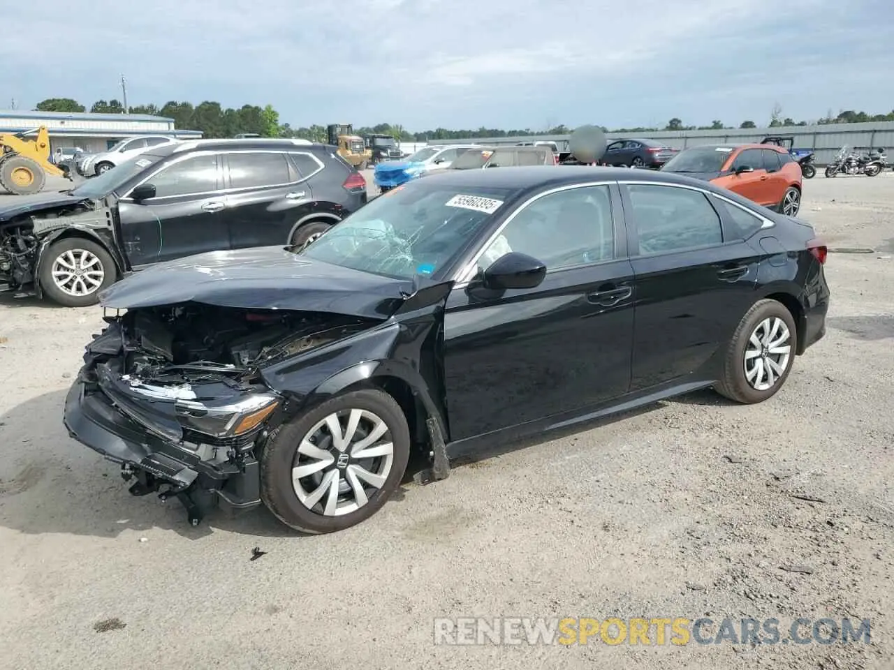 1 Photograph of a damaged car 2HGFE2F29SH560406 HONDA CIVIC 2025