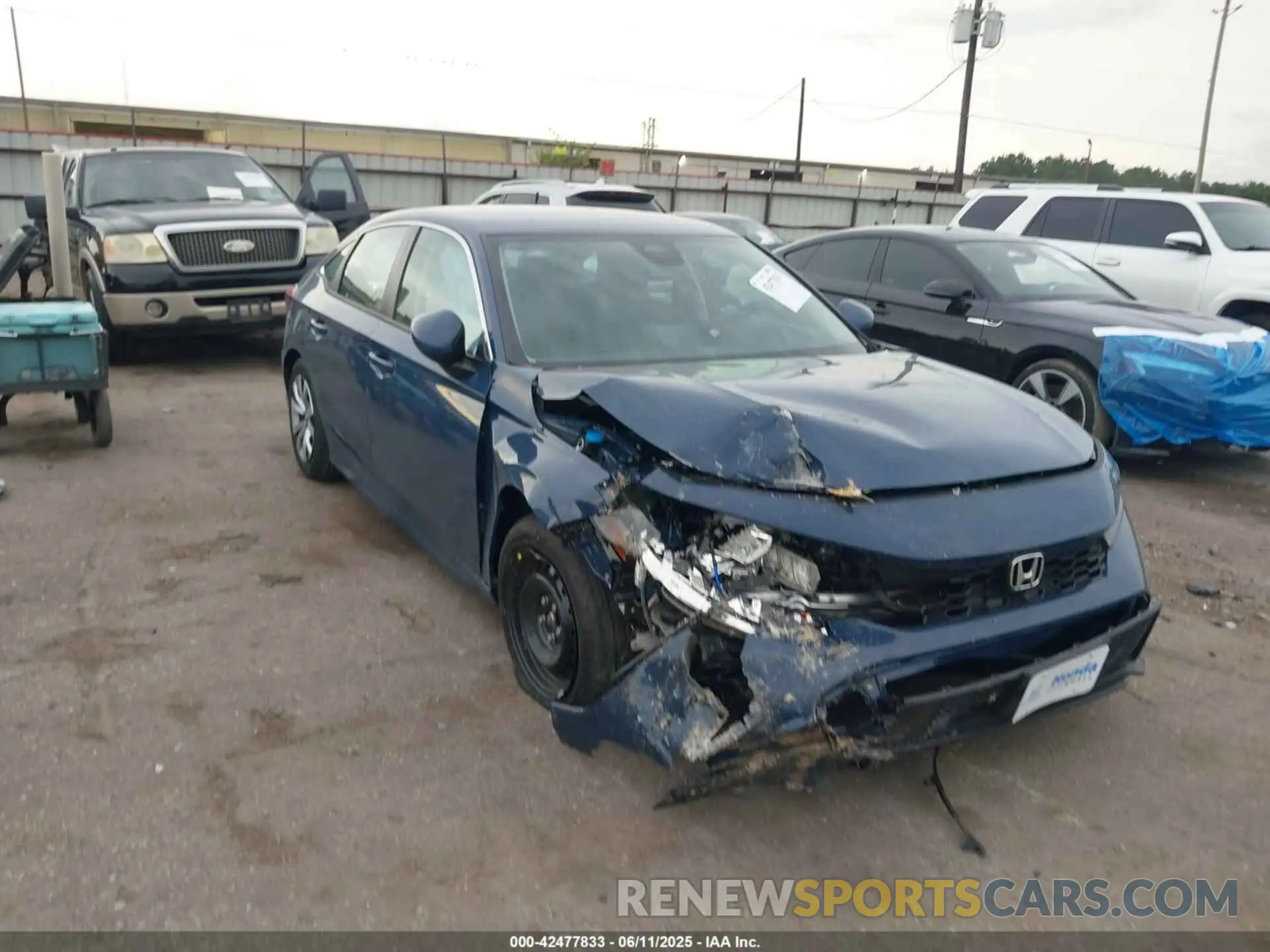 1 Photograph of a damaged car 2HGFE2F29SH591252 HONDA CIVIC 2025