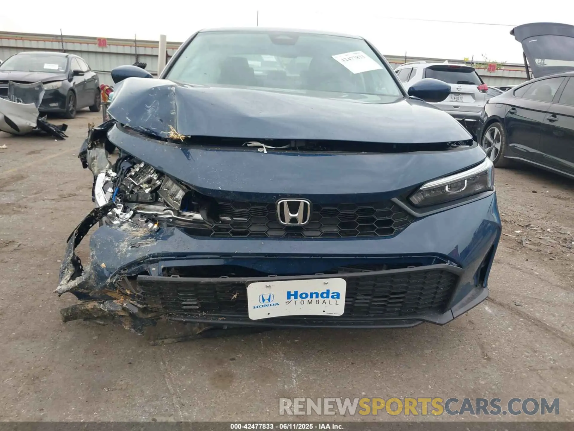 6 Photograph of a damaged car 2HGFE2F29SH591252 HONDA CIVIC 2025