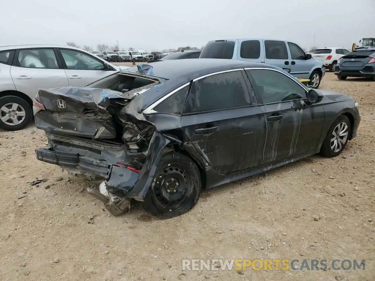 3 Photograph of a damaged car 2HGFE2F2XSH508041 HONDA CIVIC 2025