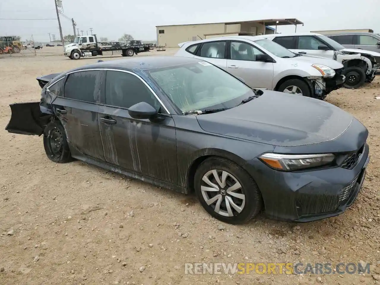 4 Photograph of a damaged car 2HGFE2F2XSH508041 HONDA CIVIC 2025