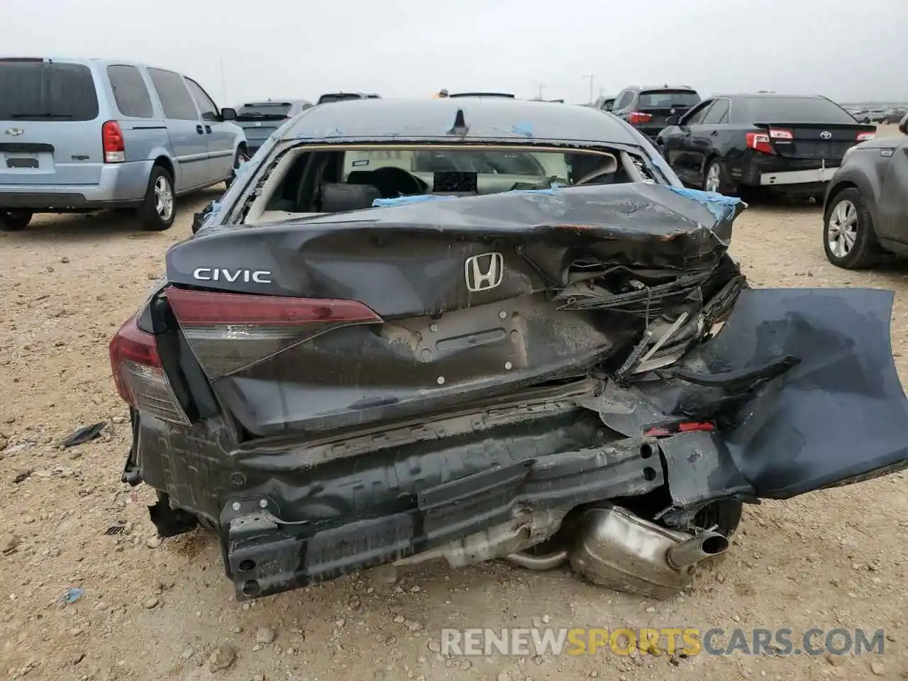 6 Photograph of a damaged car 2HGFE2F2XSH508041 HONDA CIVIC 2025