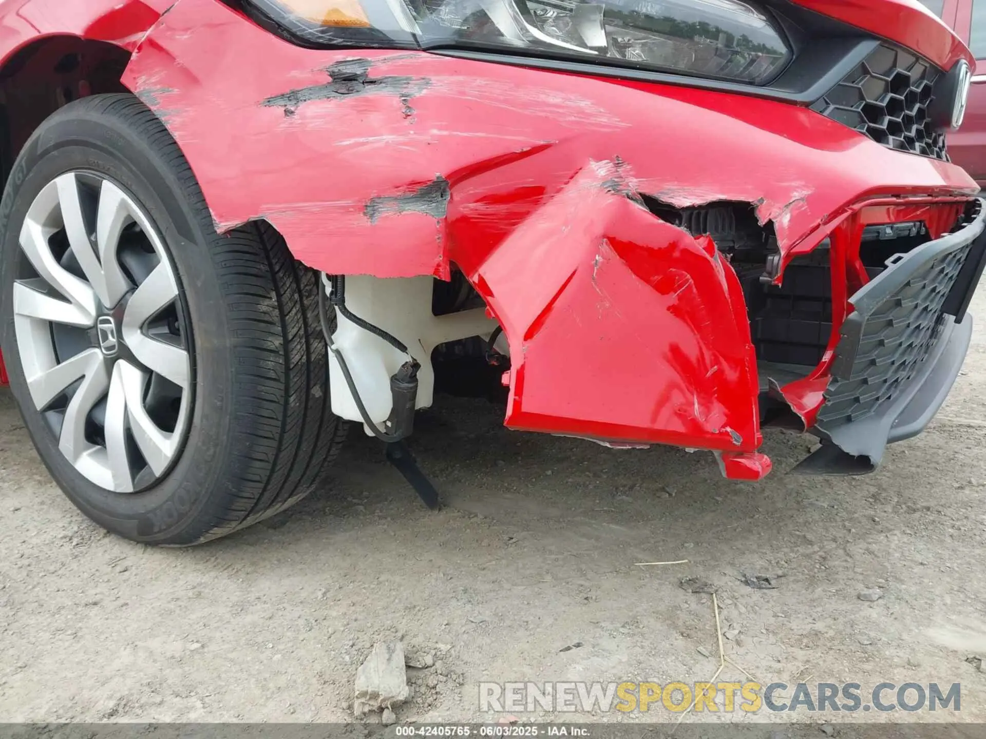 6 Photograph of a damaged car 2HGFE2F2XSH549284 HONDA CIVIC 2025