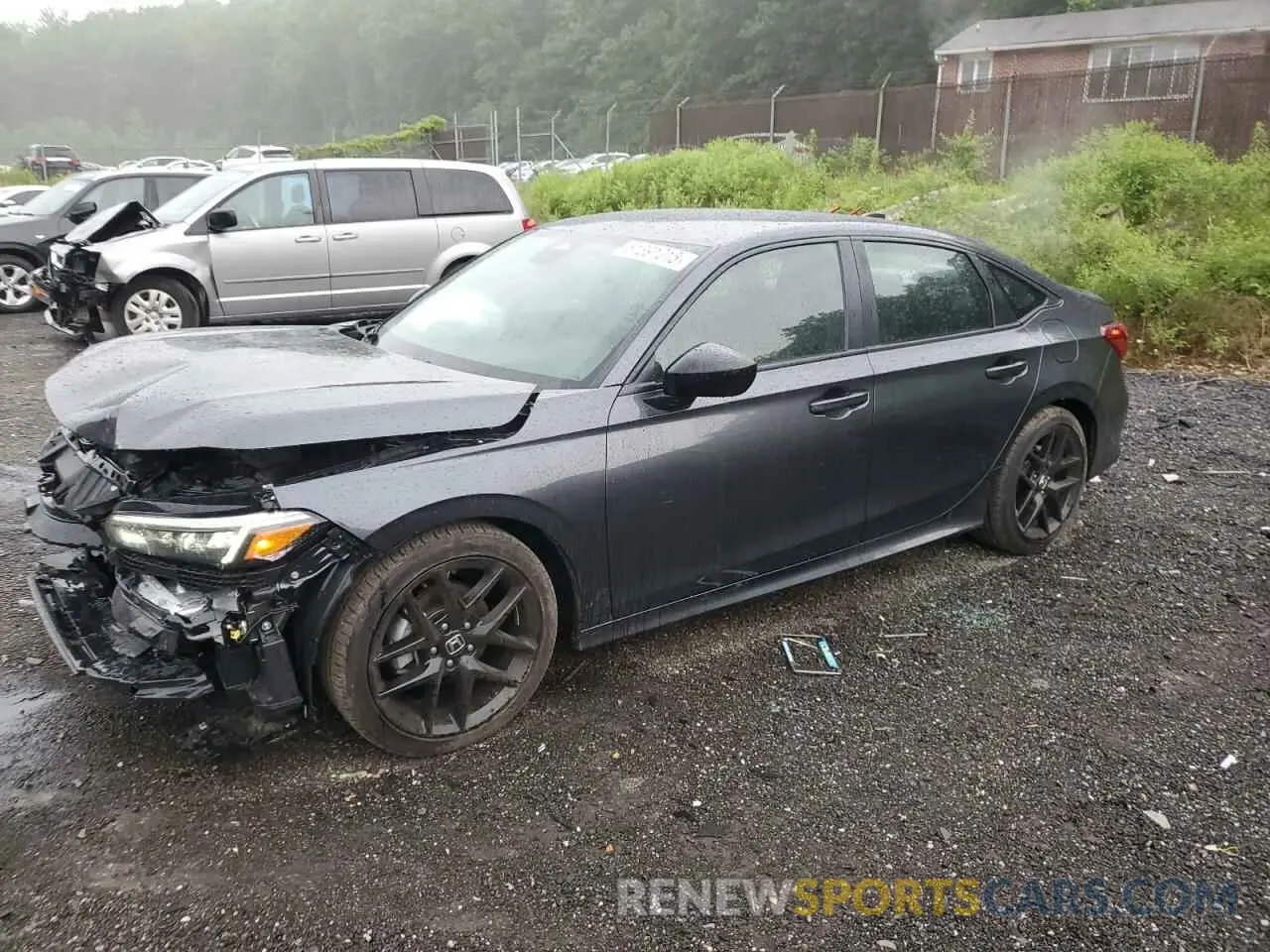 1 Photograph of a damaged car 2HGFE2F50SH518698 HONDA CIVIC 2025