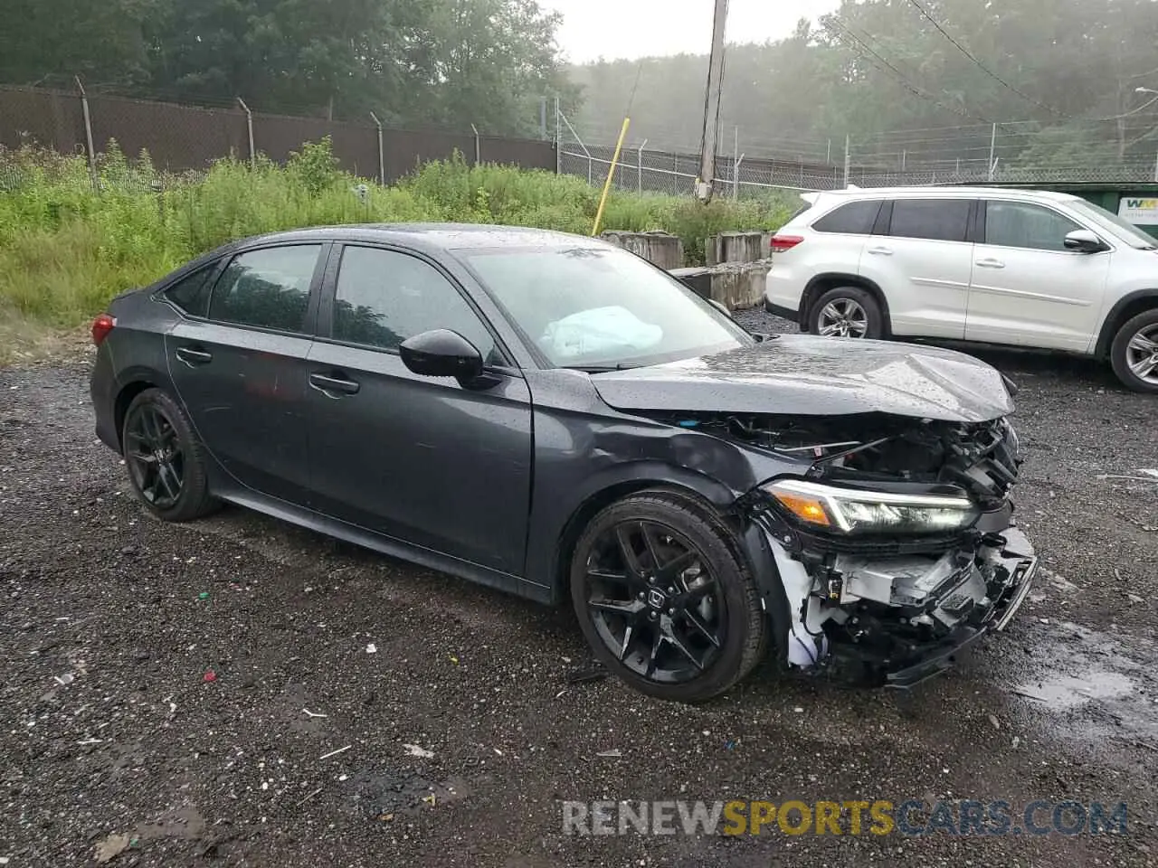 4 Photograph of a damaged car 2HGFE2F50SH518698 HONDA CIVIC 2025
