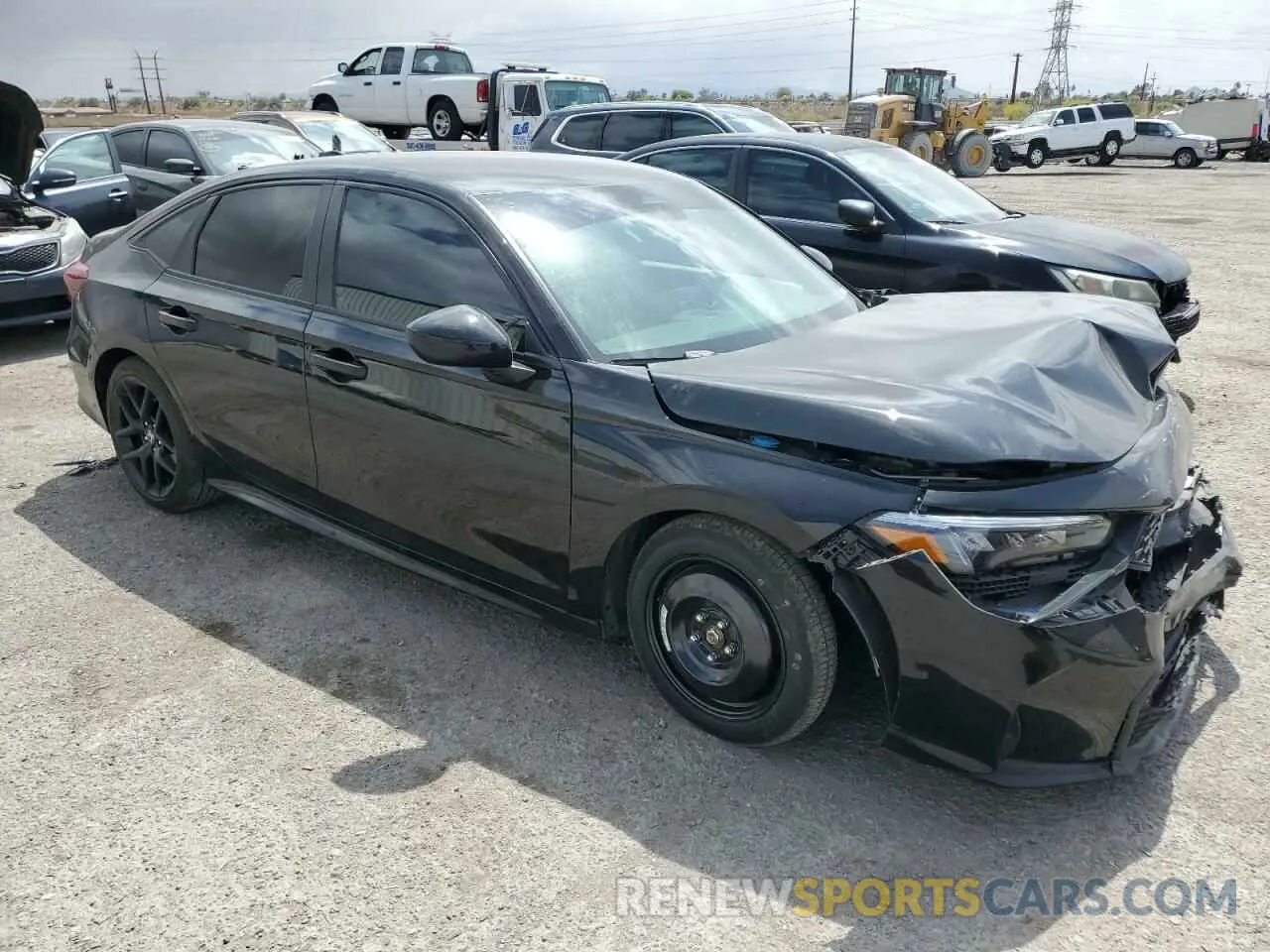 4 Photograph of a damaged car 2HGFE2F50SH522864 HONDA CIVIC 2025