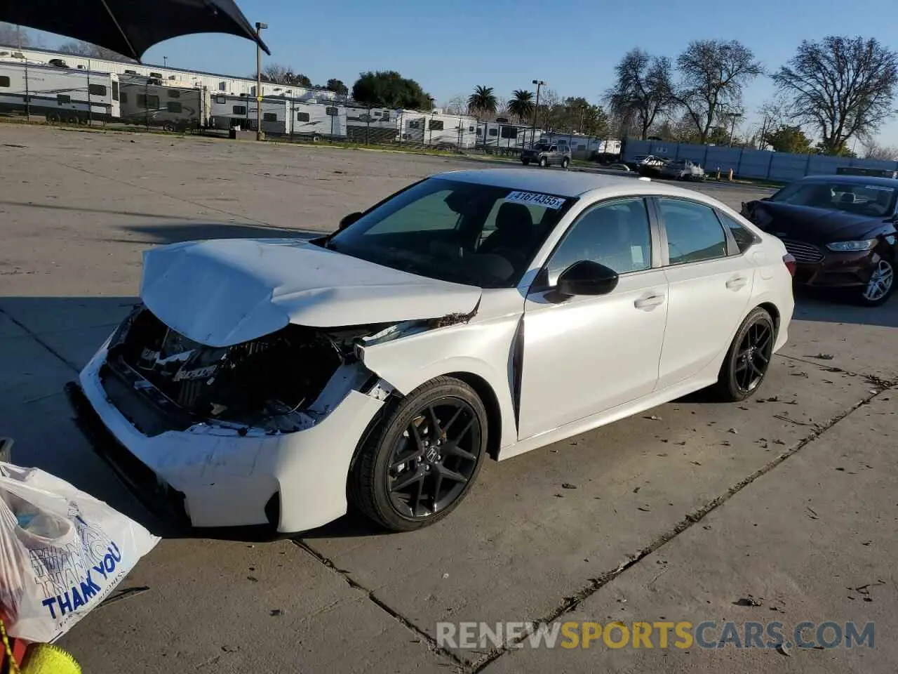 1 Photograph of a damaged car 2HGFE2F50SH528230 HONDA CIVIC 2025
