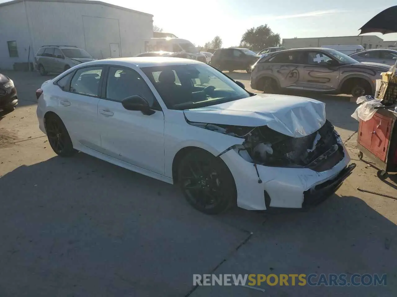 4 Photograph of a damaged car 2HGFE2F50SH528230 HONDA CIVIC 2025