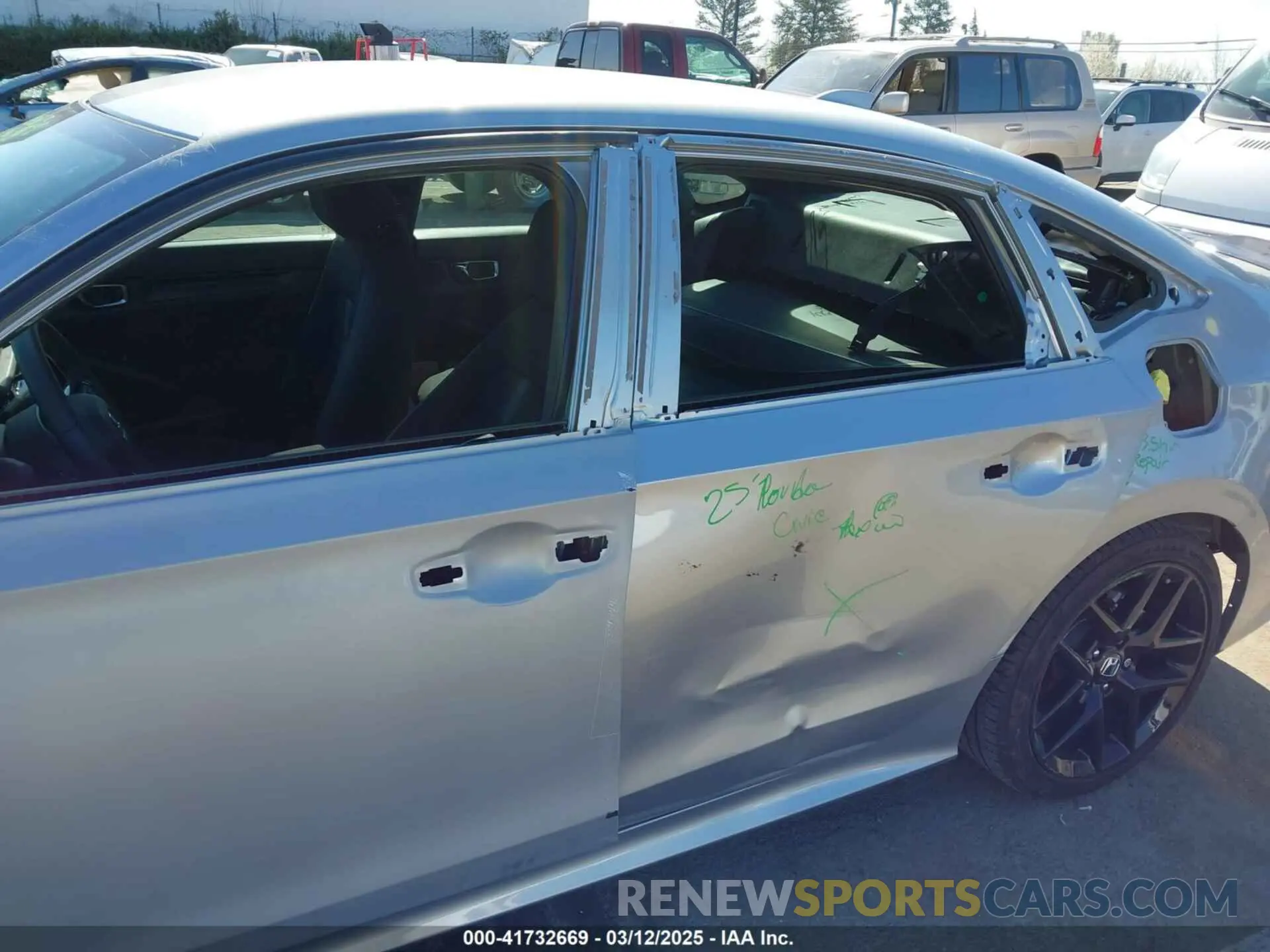 6 Photograph of a damaged car 2HGFE2F50SH532844 HONDA CIVIC 2025