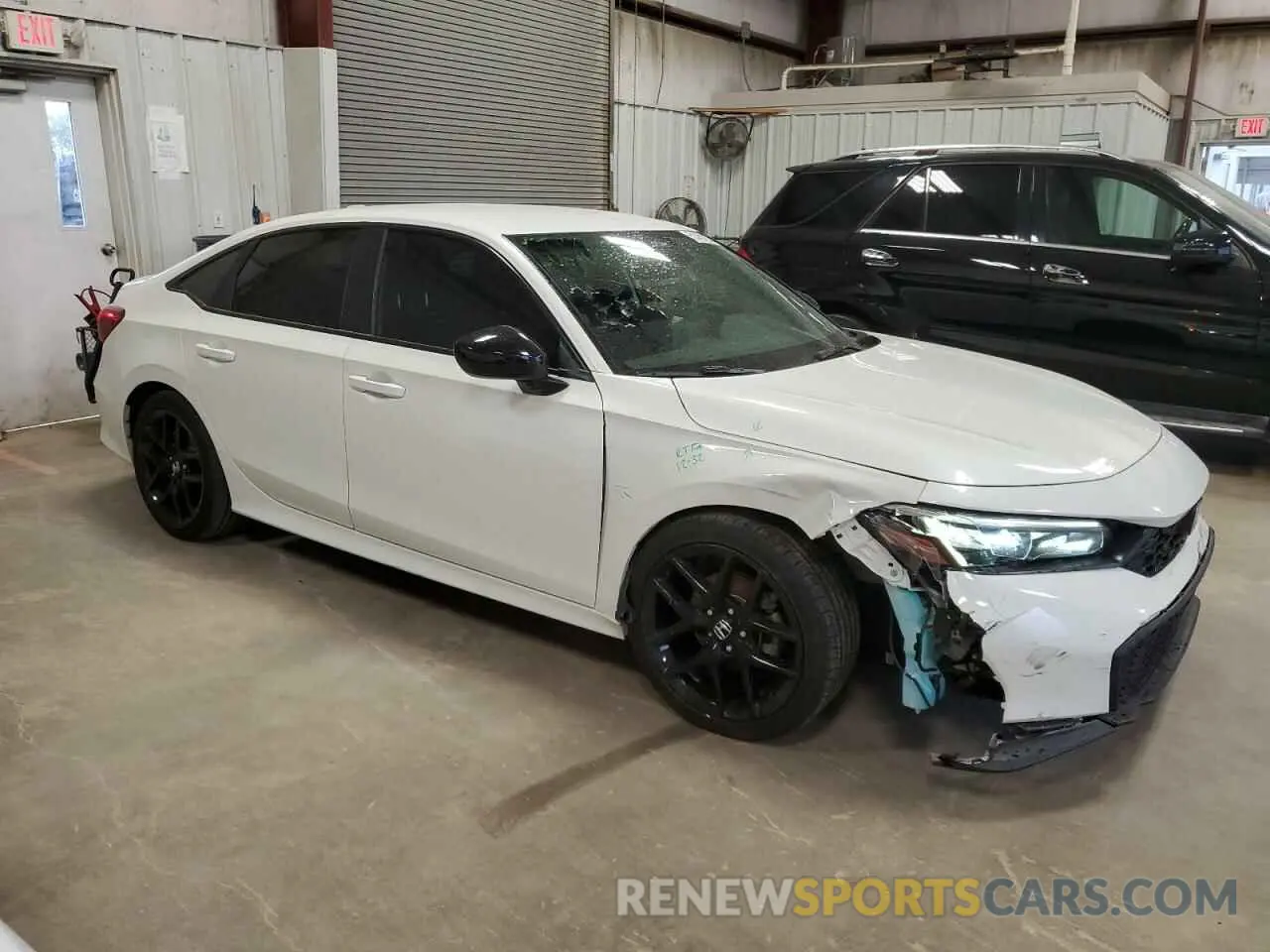 4 Photograph of a damaged car 2HGFE2F50SH535193 HONDA CIVIC 2025