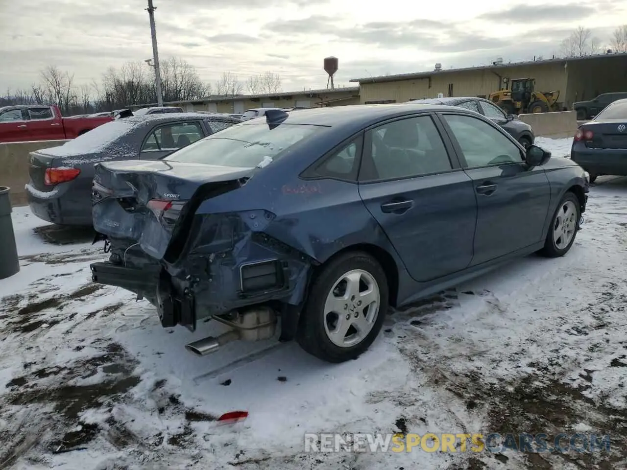 3 Photograph of a damaged car 2HGFE2F50SH540099 HONDA CIVIC 2025