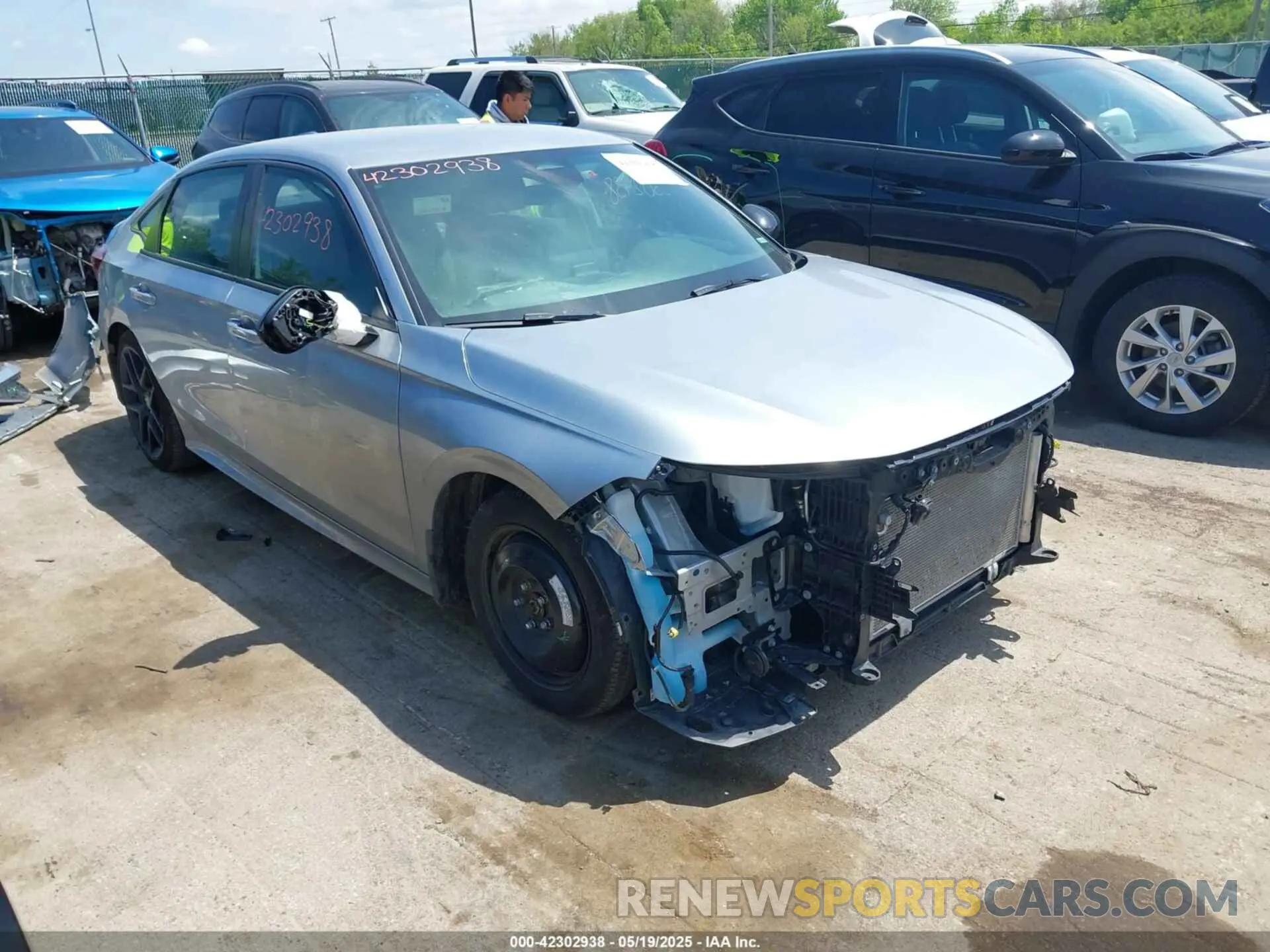 1 Photograph of a damaged car 2HGFE2F50SH542824 HONDA CIVIC 2025