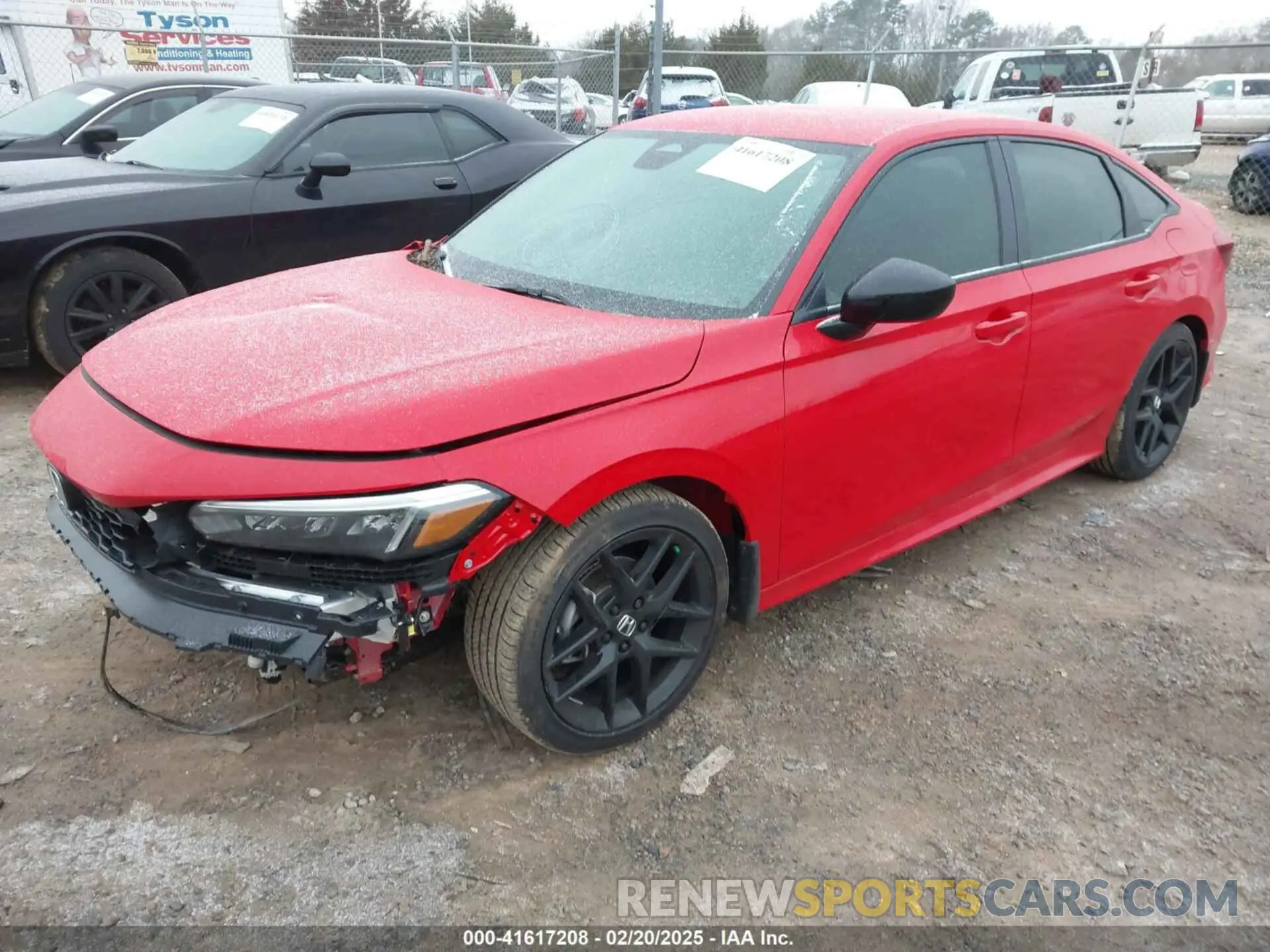 2 Photograph of a damaged car 2HGFE2F50SH543438 HONDA CIVIC 2025
