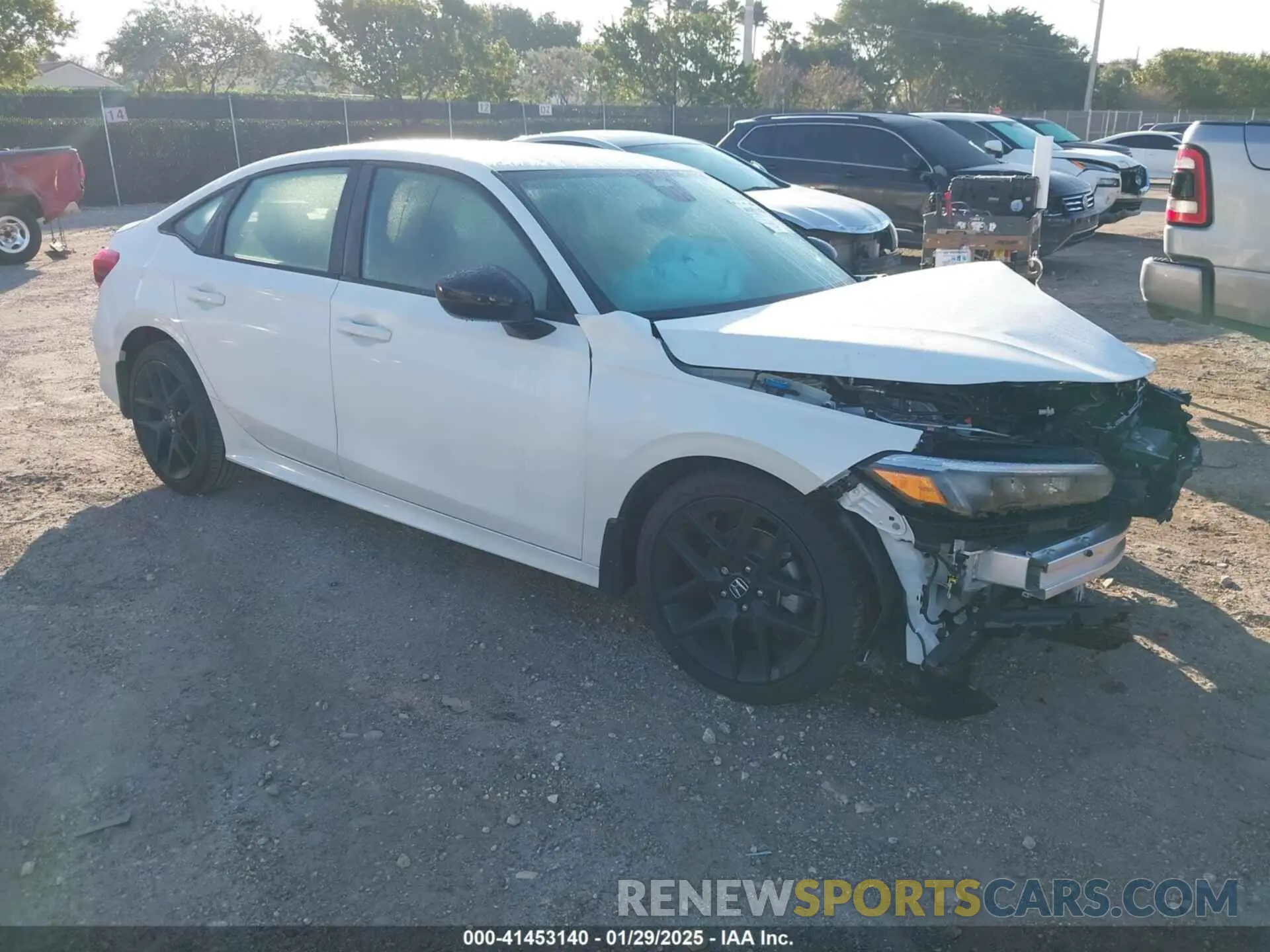 1 Photograph of a damaged car 2HGFE2F50SH550180 HONDA CIVIC 2025