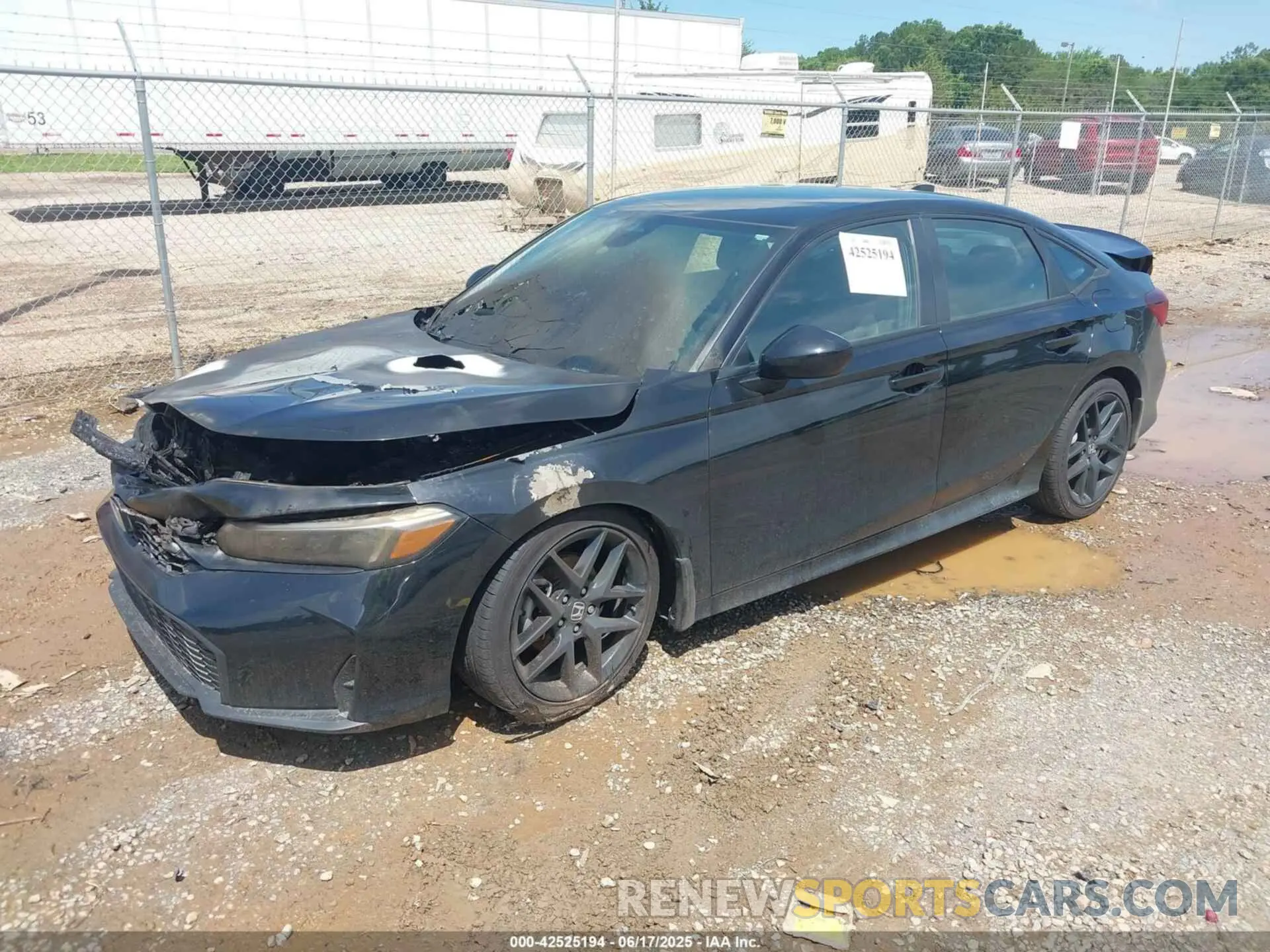 2 Photograph of a damaged car 2HGFE2F50SH552379 HONDA CIVIC 2025