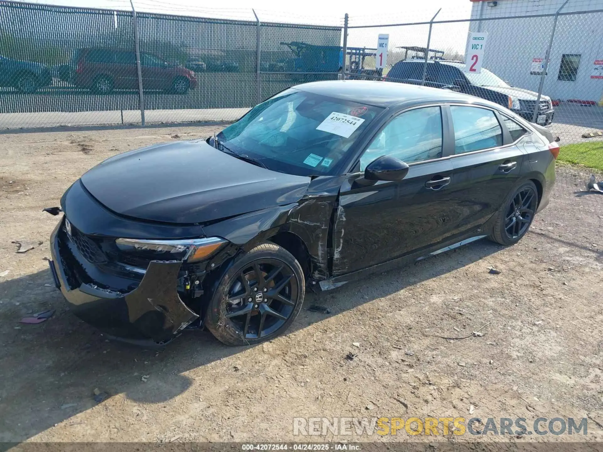 2 Photograph of a damaged car 2HGFE2F50SH566900 HONDA CIVIC 2025