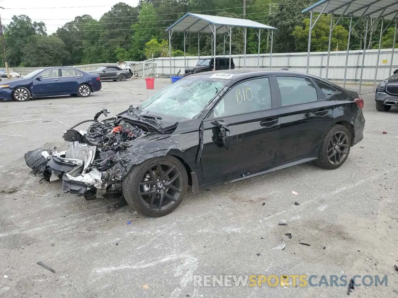 1 Photograph of a damaged car 2HGFE2F50SH568680 HONDA CIVIC 2025