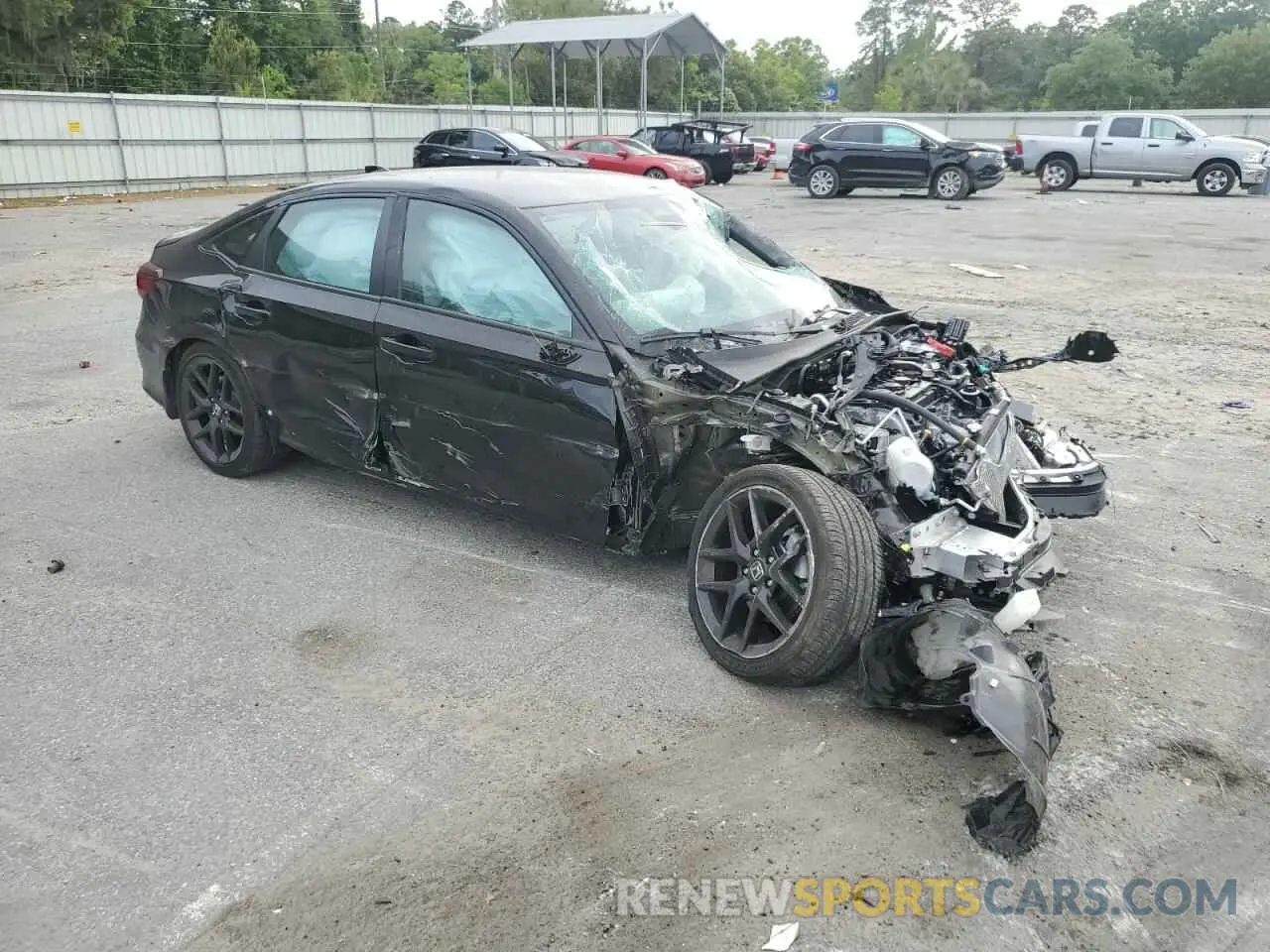 4 Photograph of a damaged car 2HGFE2F50SH568680 HONDA CIVIC 2025