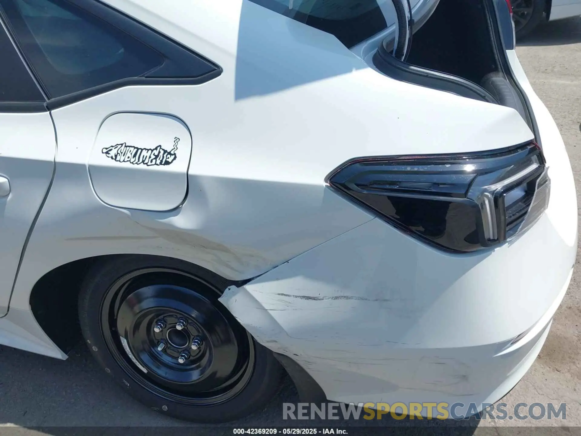 6 Photograph of a damaged car 2HGFE2F50SH572759 HONDA CIVIC 2025