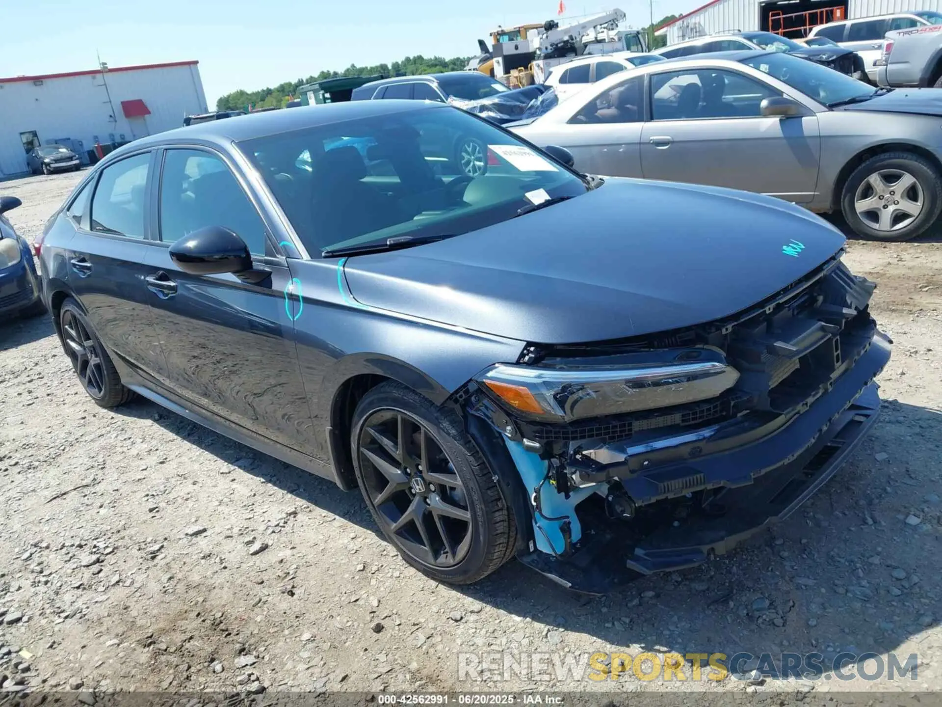 1 Photograph of a damaged car 2HGFE2F50SH573300 HONDA CIVIC 2025