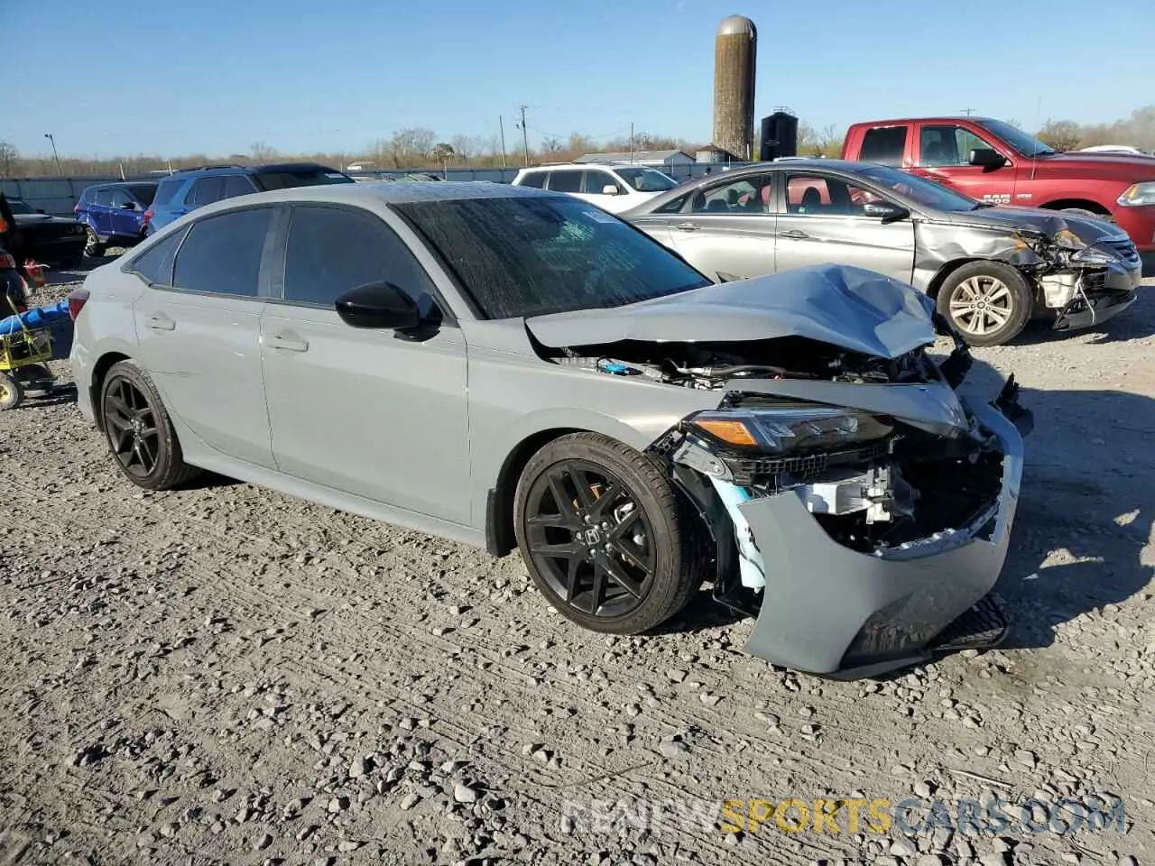 4 Photograph of a damaged car 2HGFE2F51SH529628 HONDA CIVIC 2025