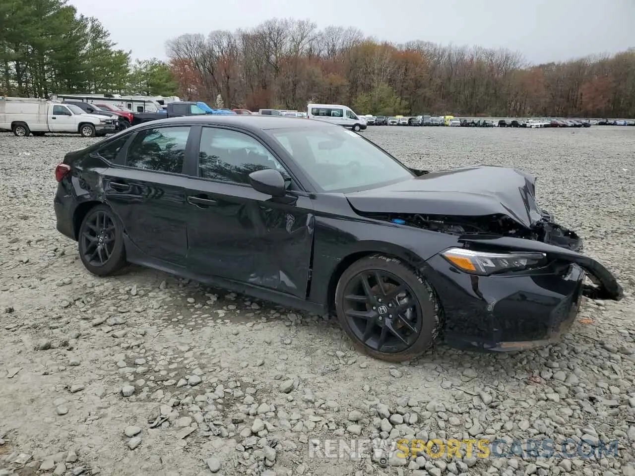 4 Photograph of a damaged car 2HGFE2F51SH533114 HONDA CIVIC 2025